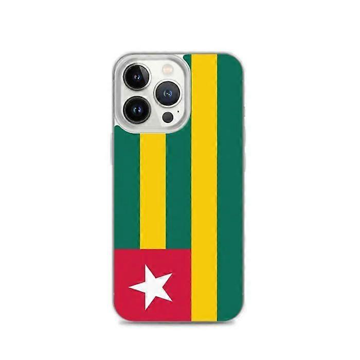 iPhone Case - iPhone 13 Pro - Togo Flag - Flexible - Full Protection - Multicolor