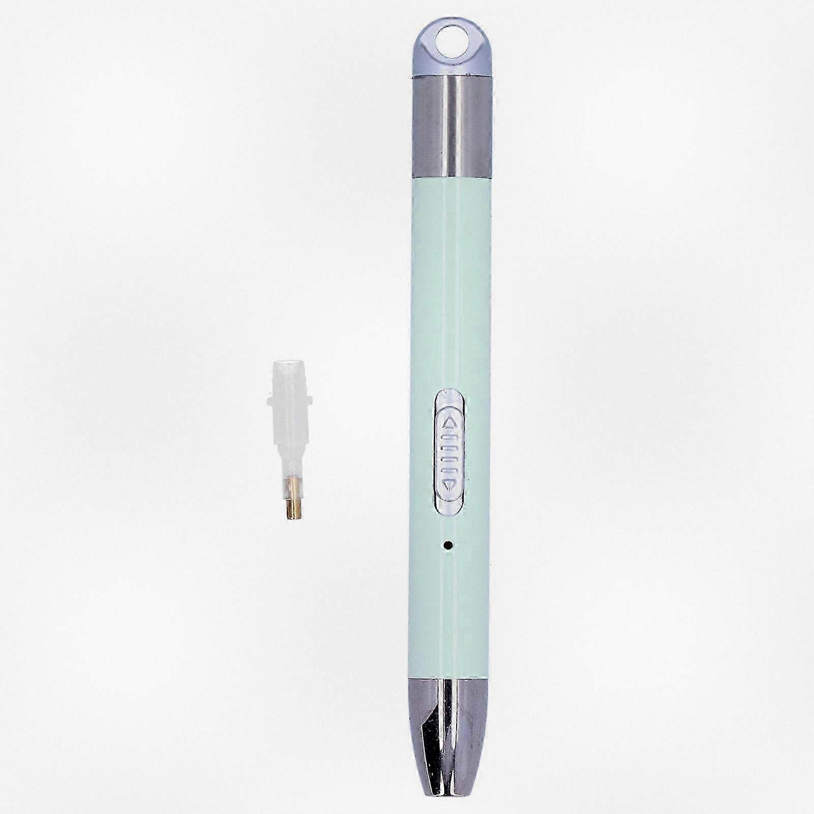 USB Rechargeable Diamond Painting Pen with Light Head for DIY Crafting and Cross Stitch Projects (Matcha Green)