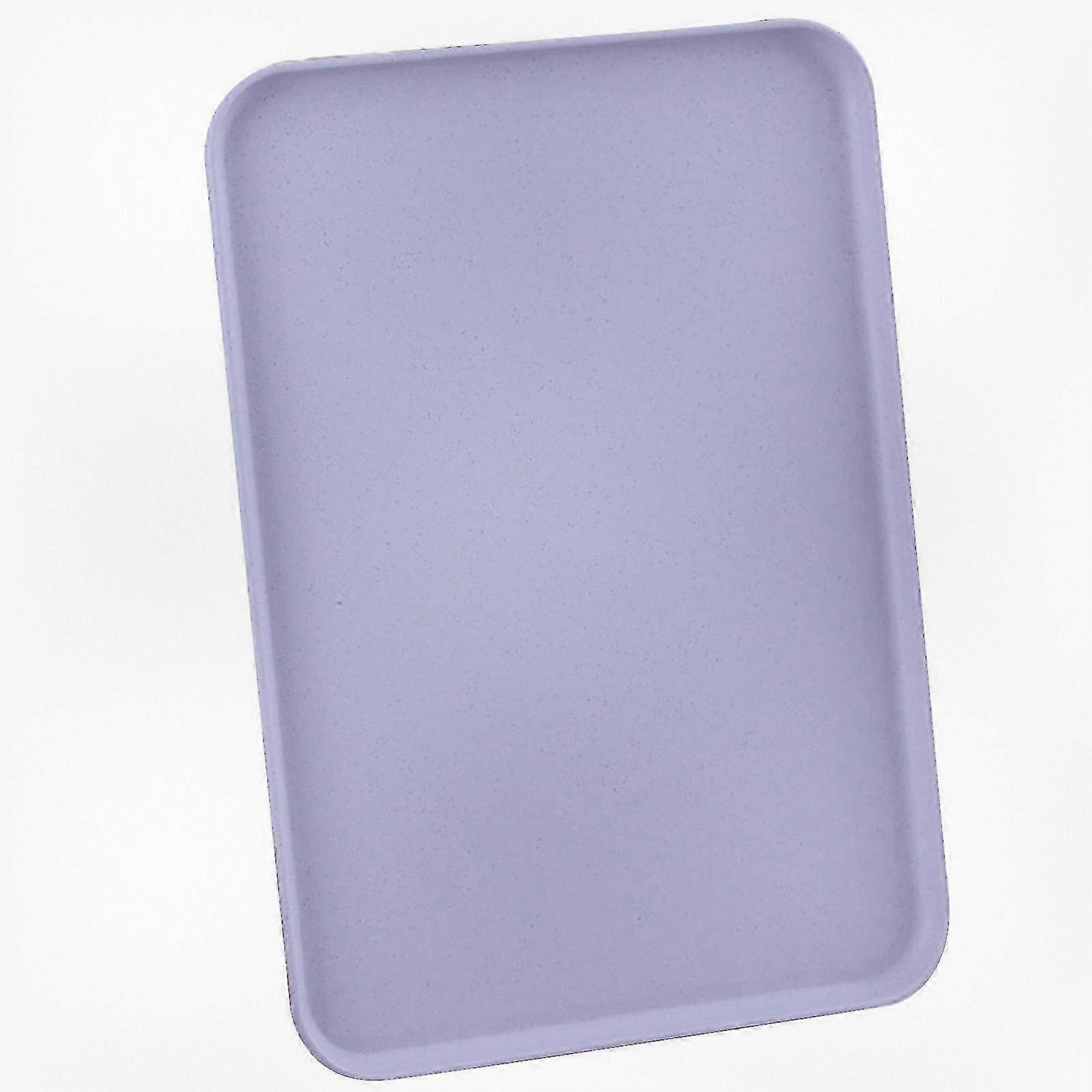 Multi-functional Decorative Rectangular Tray in Delicate Nordic Style for Home Use, Made of Durable Plastic Material