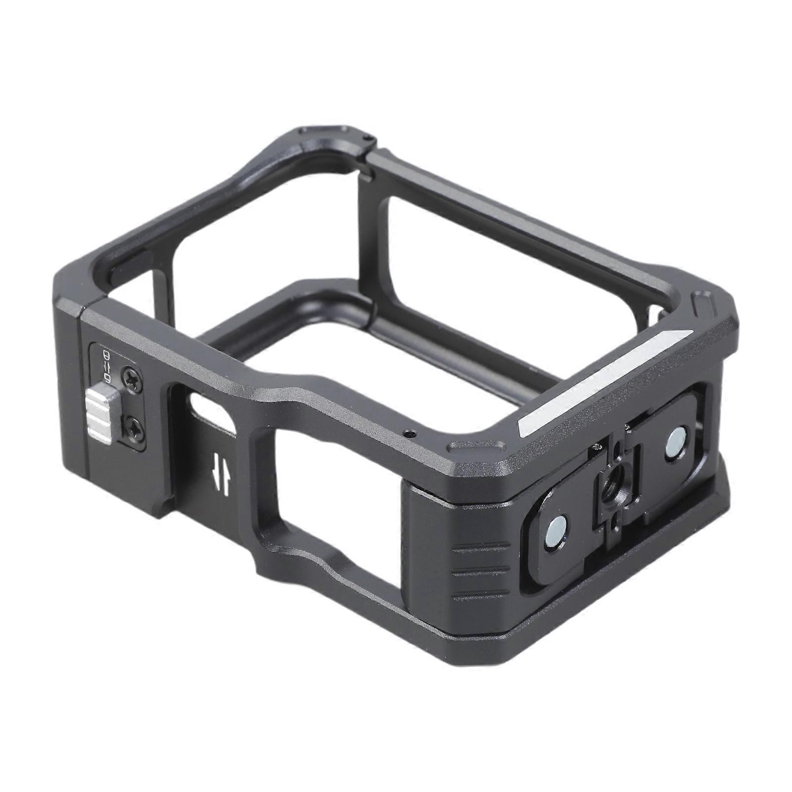 Metal Cage Action Camera Protective Case with Double Mounting Option for Sports Cameras Enthusiasts