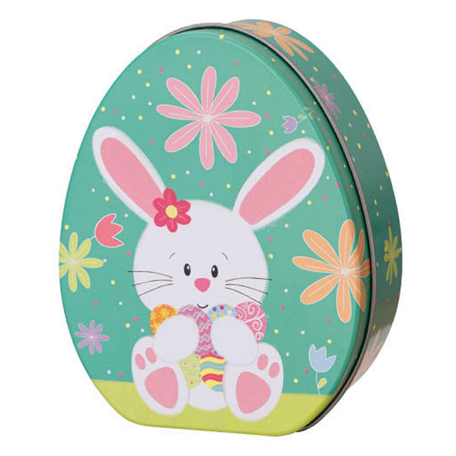 Easter Shape Decorative Box iron Case for Holiday themed Decorations and Different Styles Multicolor