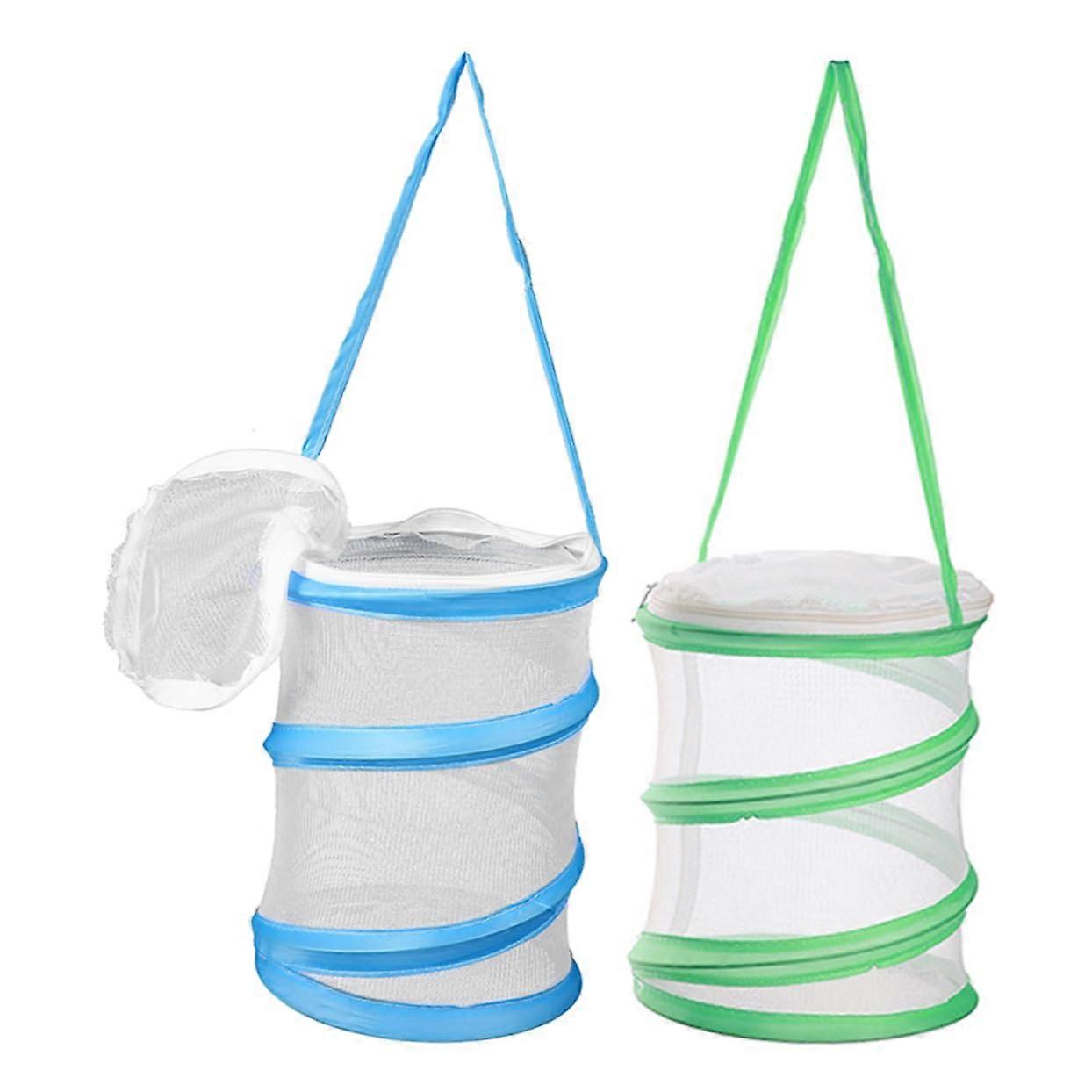 Insect Cage for Habitat Cage for Breathable Cage Insect Butterfly Mesh Cage Visible Butterfly House Iron Pack of 2