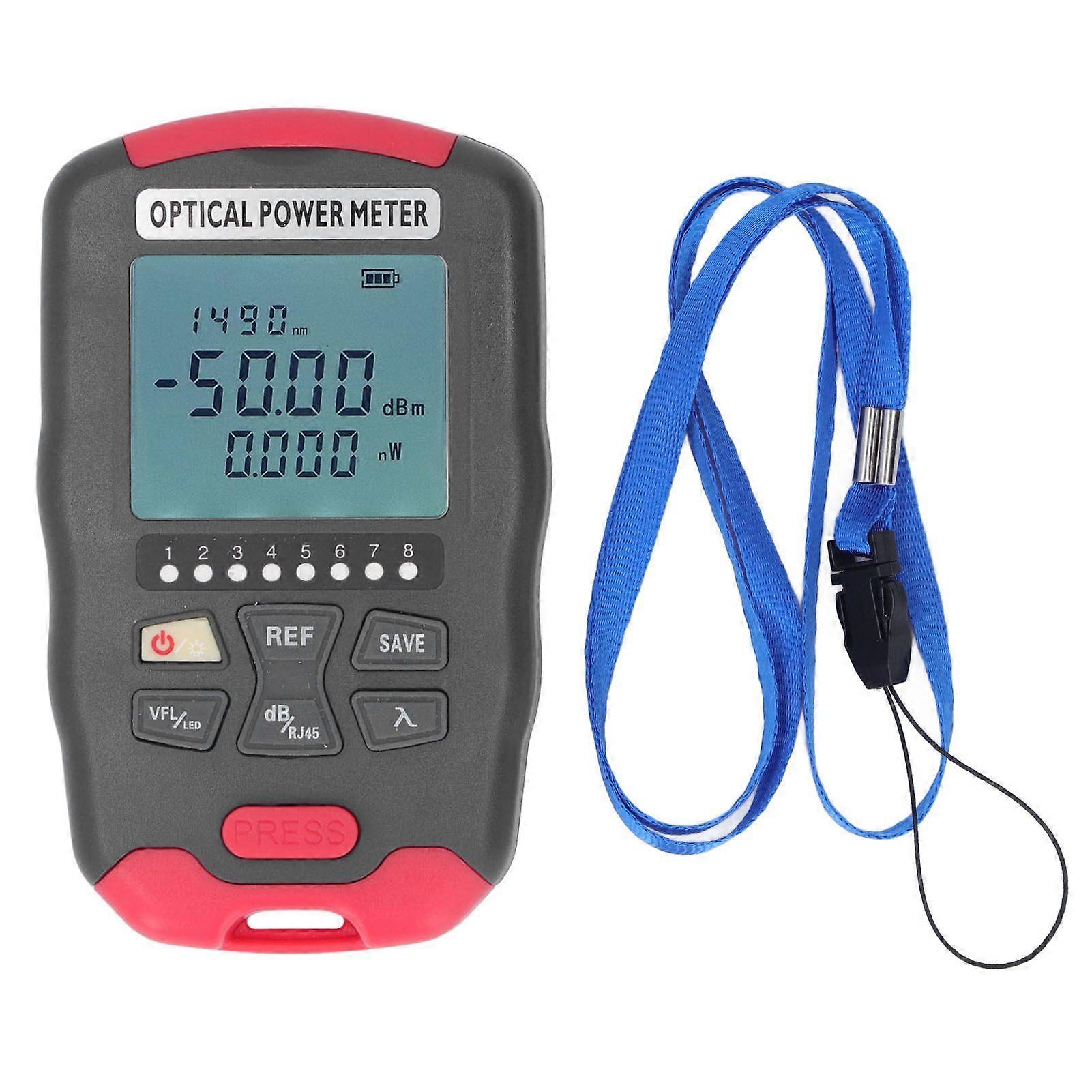 2025 Latest Model Optical Fiber Power Meter Red Light Source Network Optic