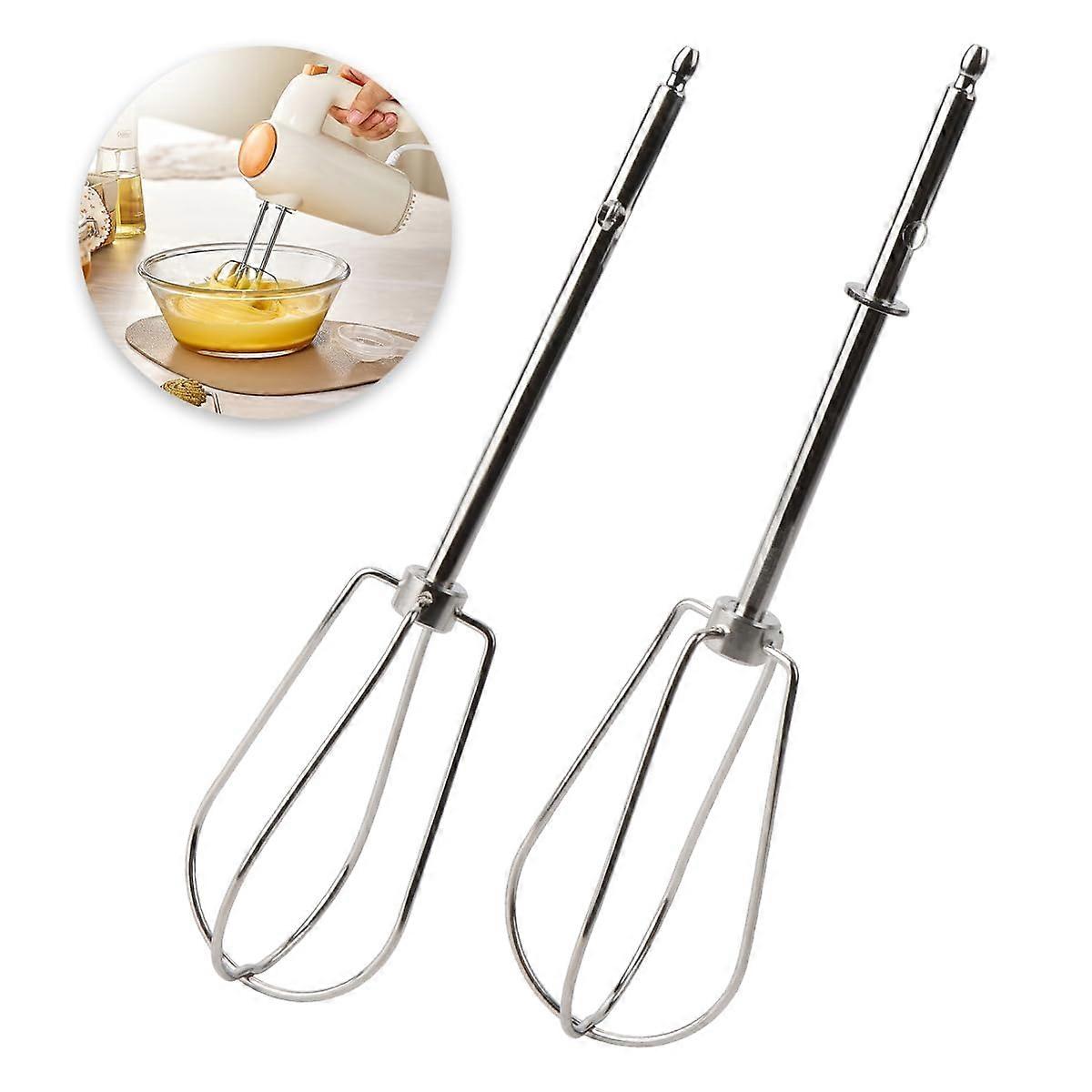 Pack of 2 Replacement Whisks for Beating and Mixing Unit, Right and Left Whisk Compatible Kitchen Tool
