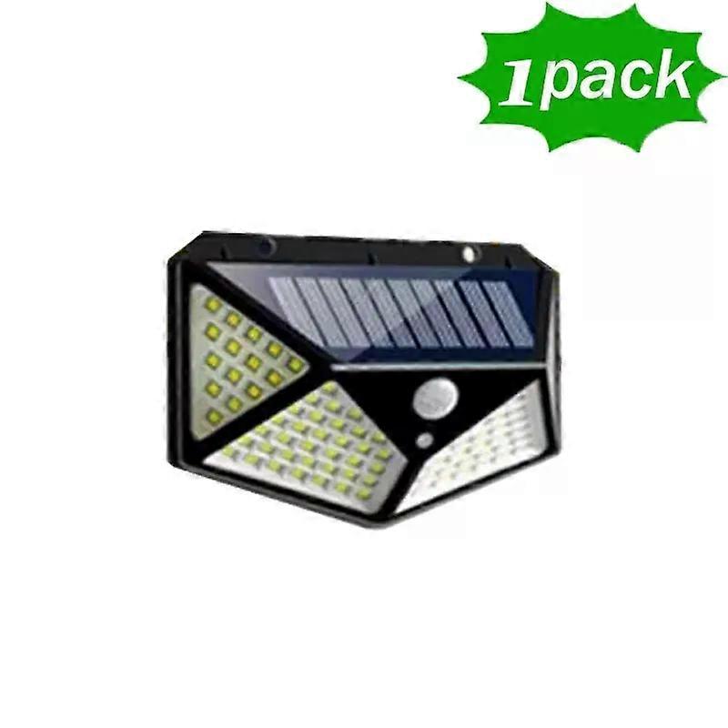 8/4/2/1pcs Solar Light 100 LED Super Energy Saving Light with Motion Sensor Security Light 3 Modes Wall Light for Outdoor Garden
