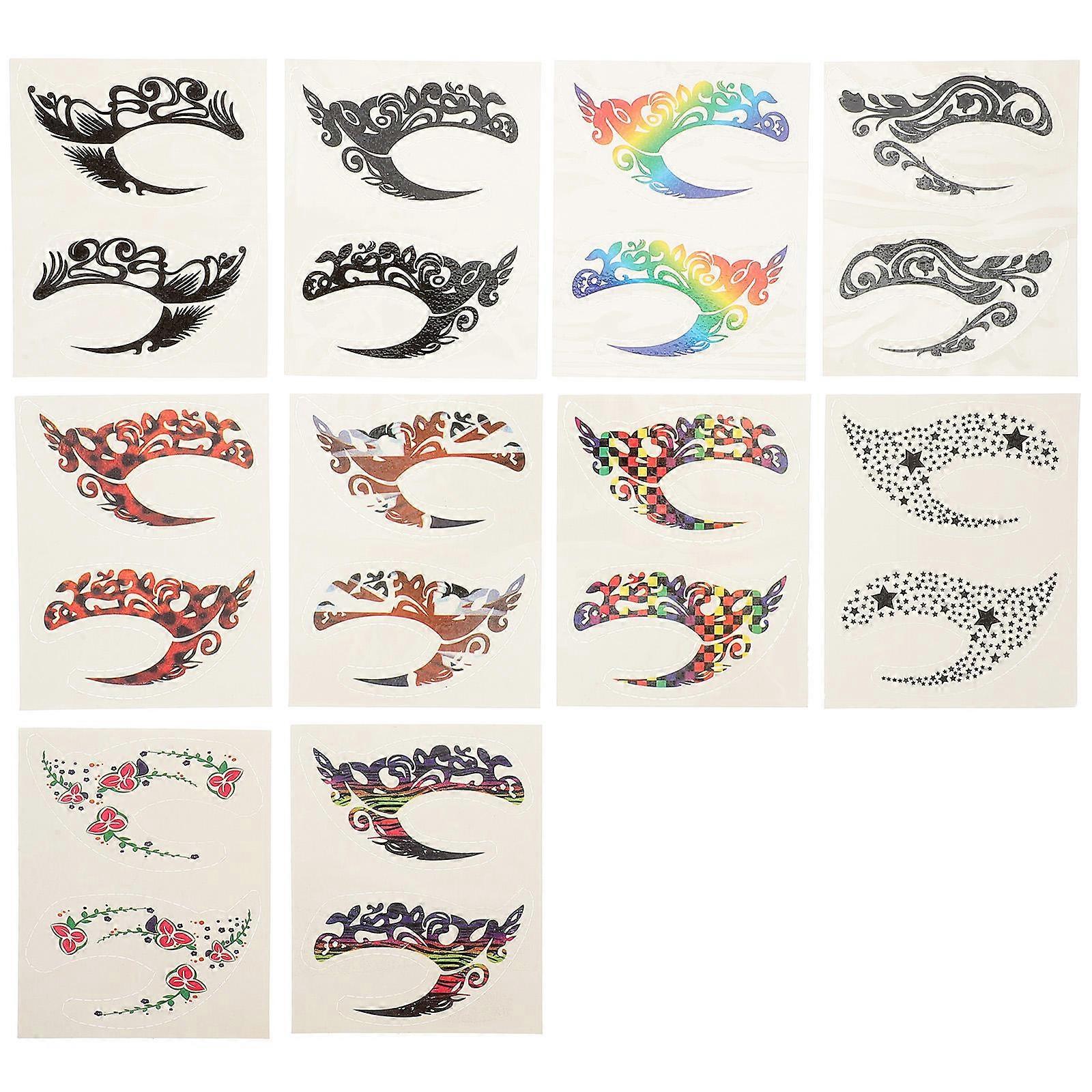 Practical Eye Makeup Stickers, Adhesive Decals for Extended Wear