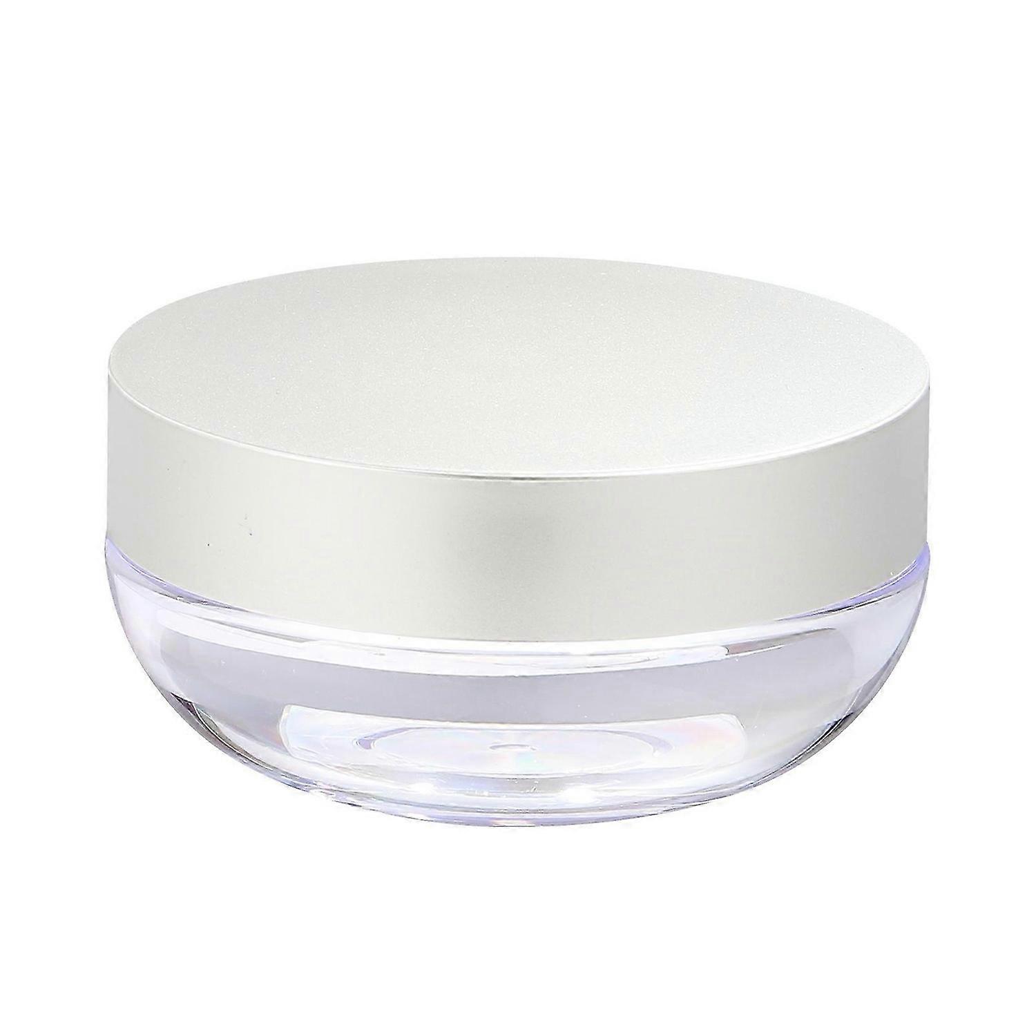 FRCOLOR Empty Plastic Loose Powder Box Reusable DIY Makeup Powder Case Compact Container Elastic Net