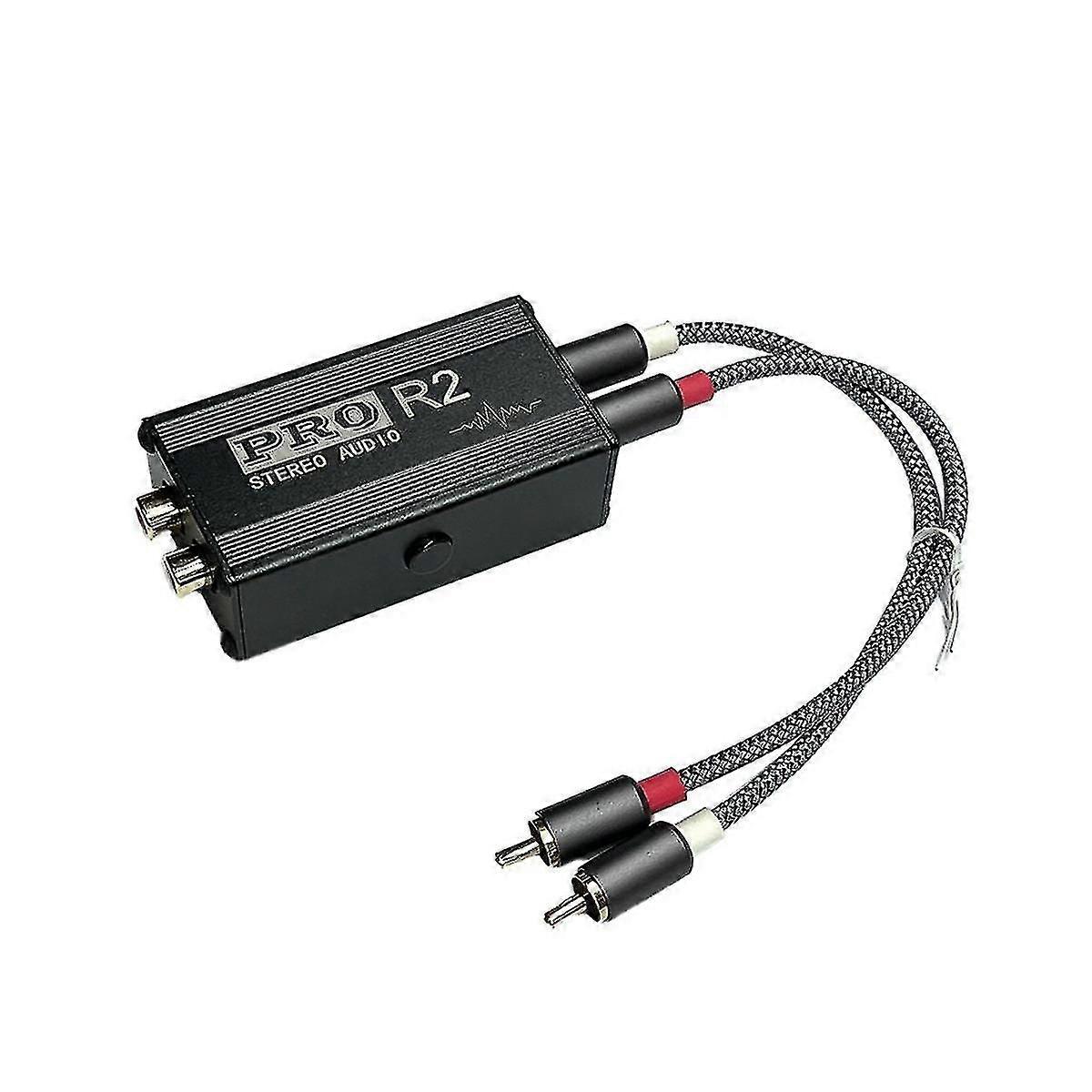 Ground Loop Noise Isolator for RCA Audio Systems, Signal Filter Suppressor for Car Stereo & Home Theater