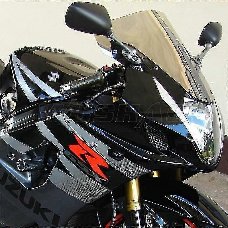 Motorcycle Double Bubble Windshield Screen for 2003 2004 Suitable for a Certain Brand GSX-R1000 GSXR1000 GSXR GSX-R 1000 K3 K4 Black