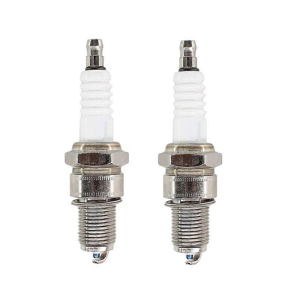 2 x Spark Plugs for Lawn Mowers Hecht Fuxtec Einhell Ryobi and Others Replaces F7RTC F6TC F7TC LR17YC BP6ES