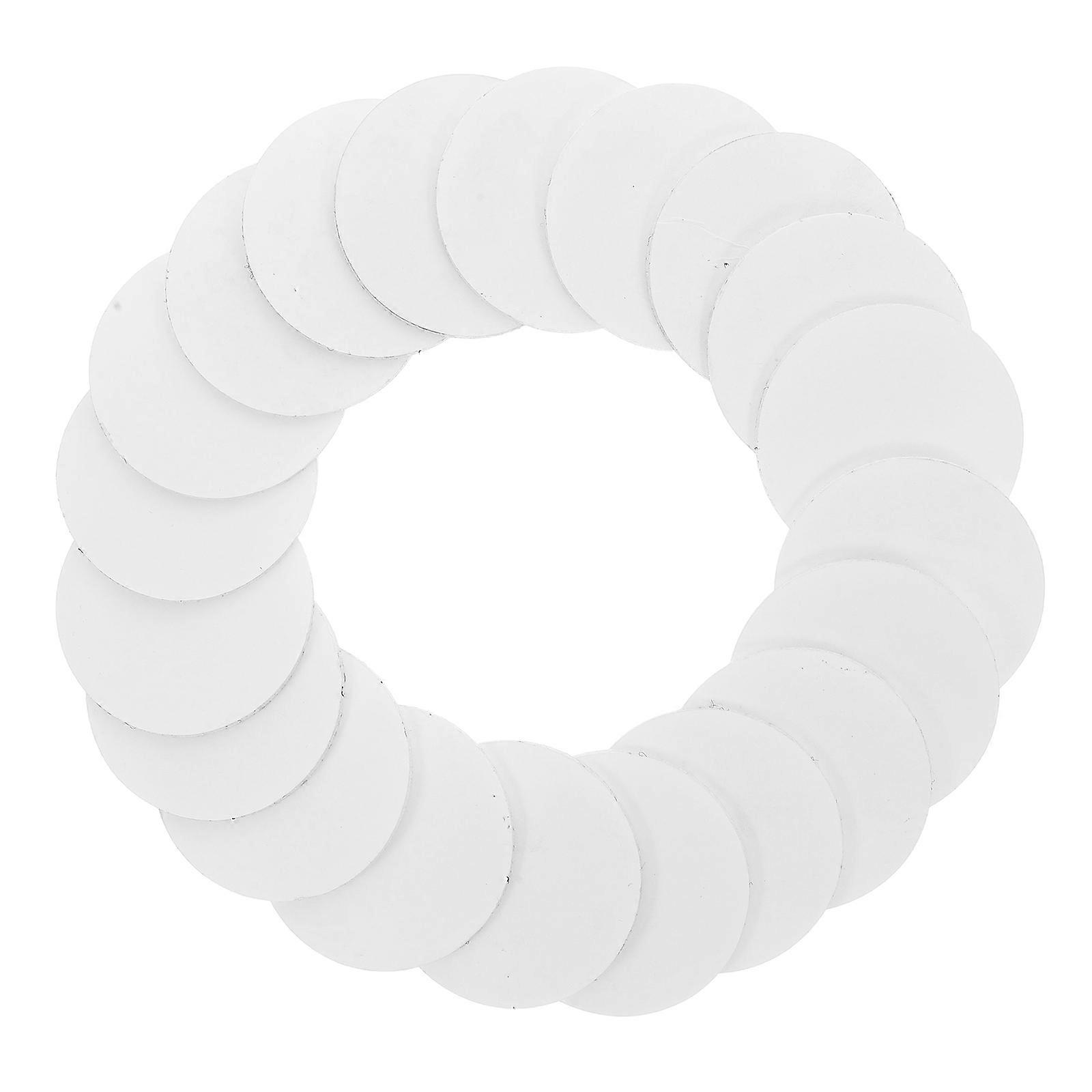 Heavy Duty Hook And Loop Dots Fastening For Home Office Classroom White Polyester Securing 20Pairs