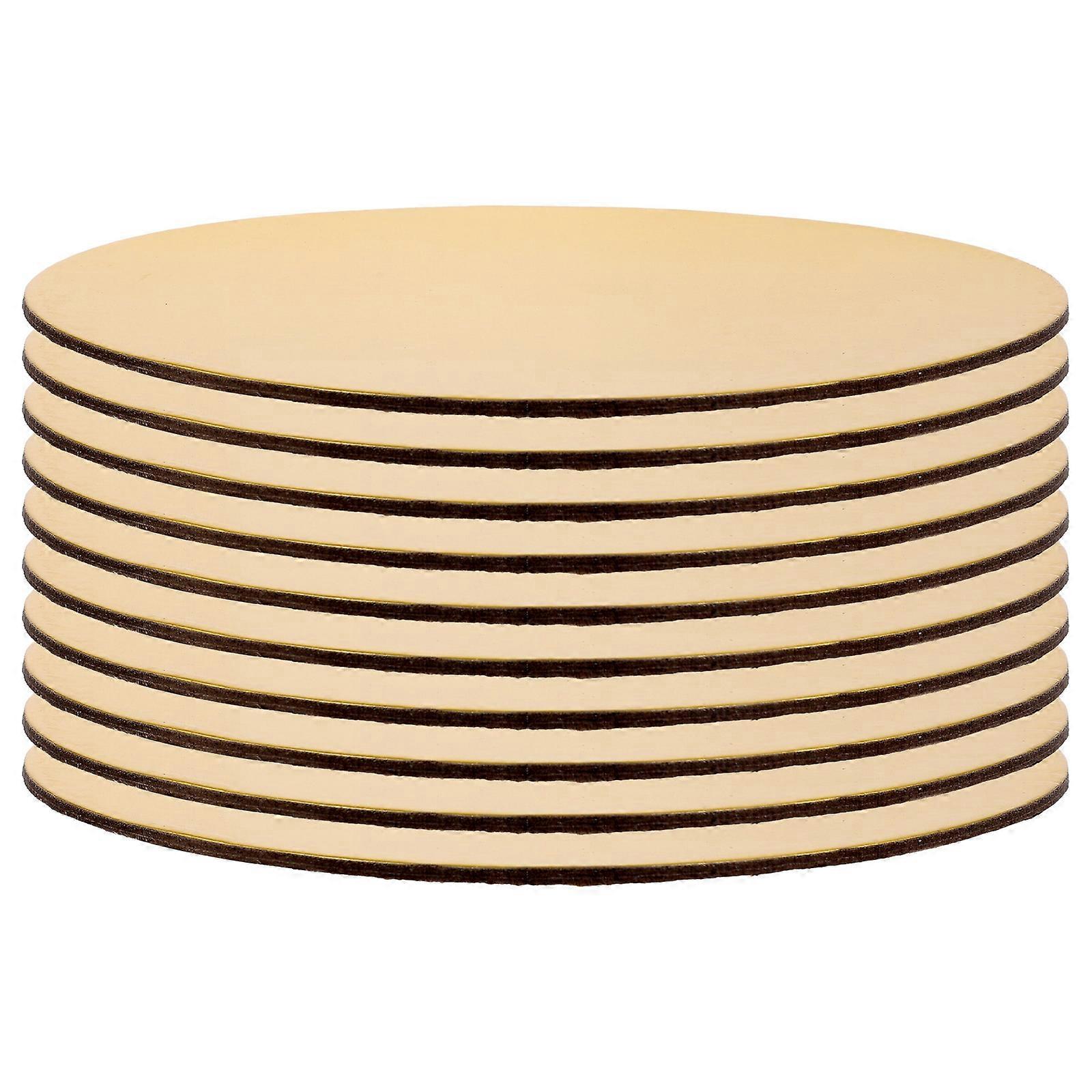 Dessert Display Boards Cake Paper Tray Hosts Home Use Thickened Design 21x21x0.3CM Keep Clean 10Pcs