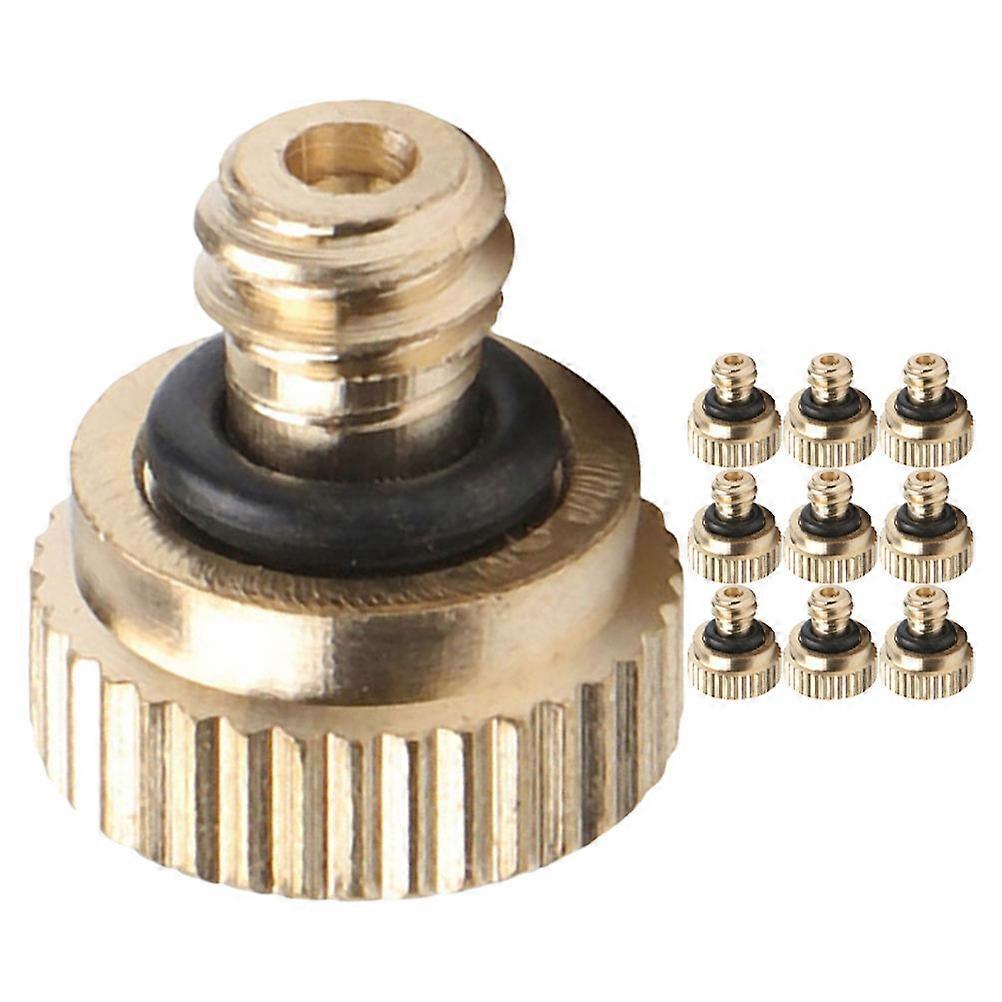 Copper Misting Nozzle Low Pressure Misting Spray Nozzle 10Pcs Pack