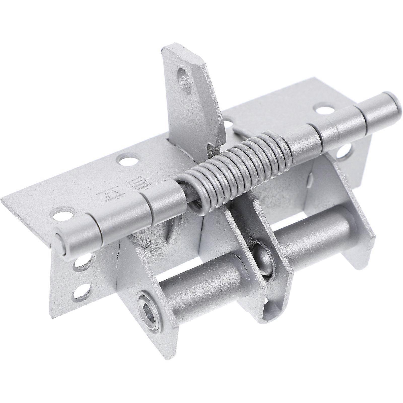 Locking Hinge 90 Degree Positioning Iron Residential Door Closer 1Set