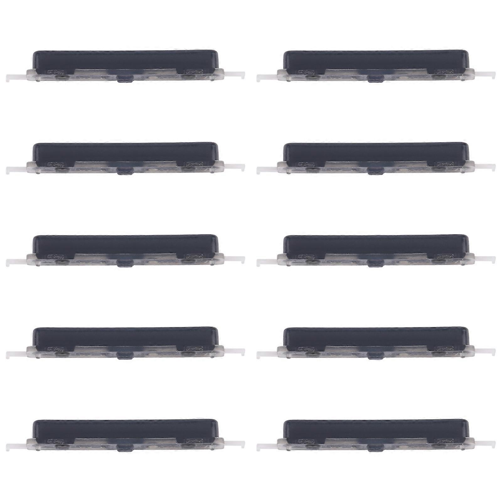 For Samsung Galaxy A14 SM-A145F 10pcs Volume Control Button (Black)