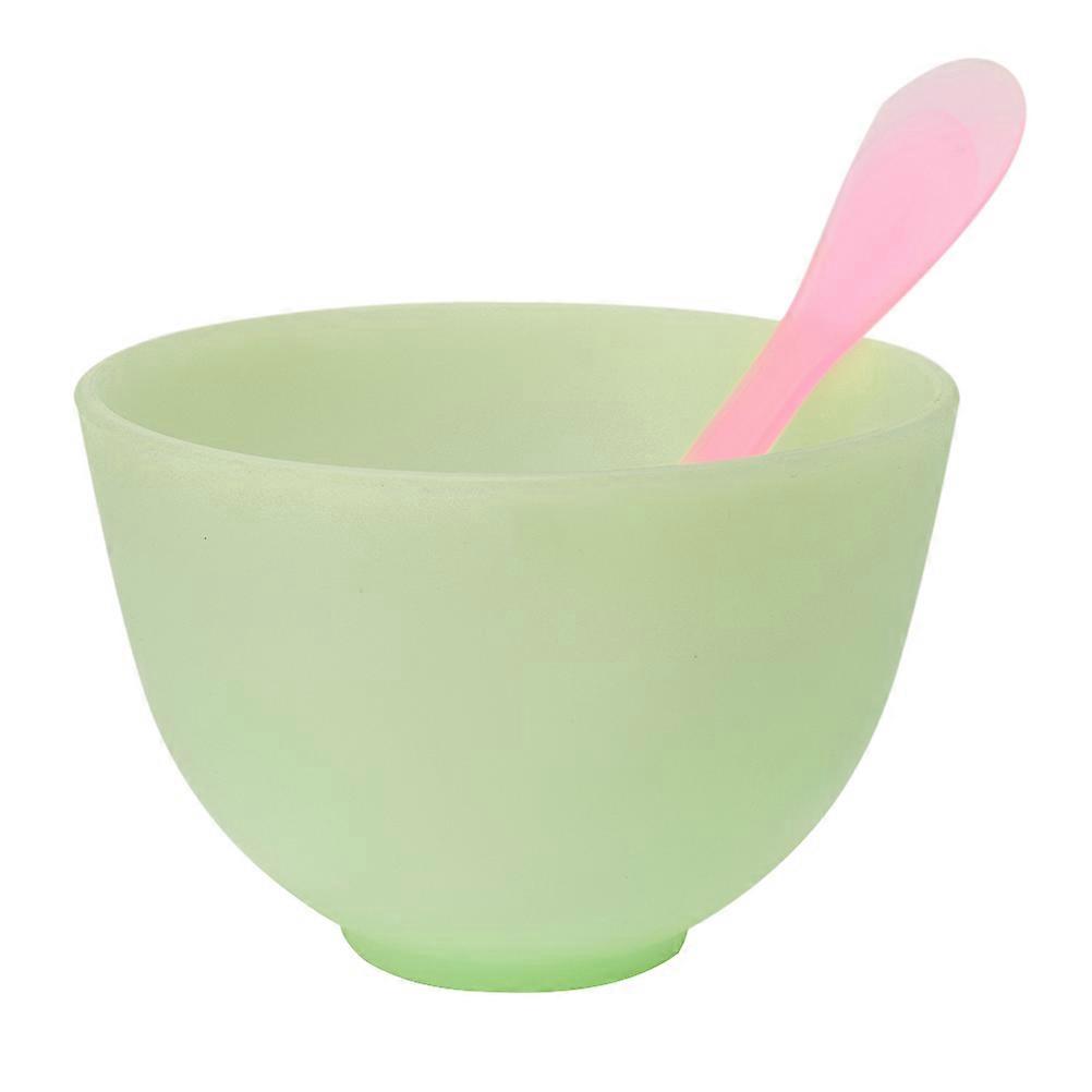 Diy Facemask Mixing Tool Simple Design Mask Apply Stick For Storage Container 13 5x10 3cm Green 2Pcs