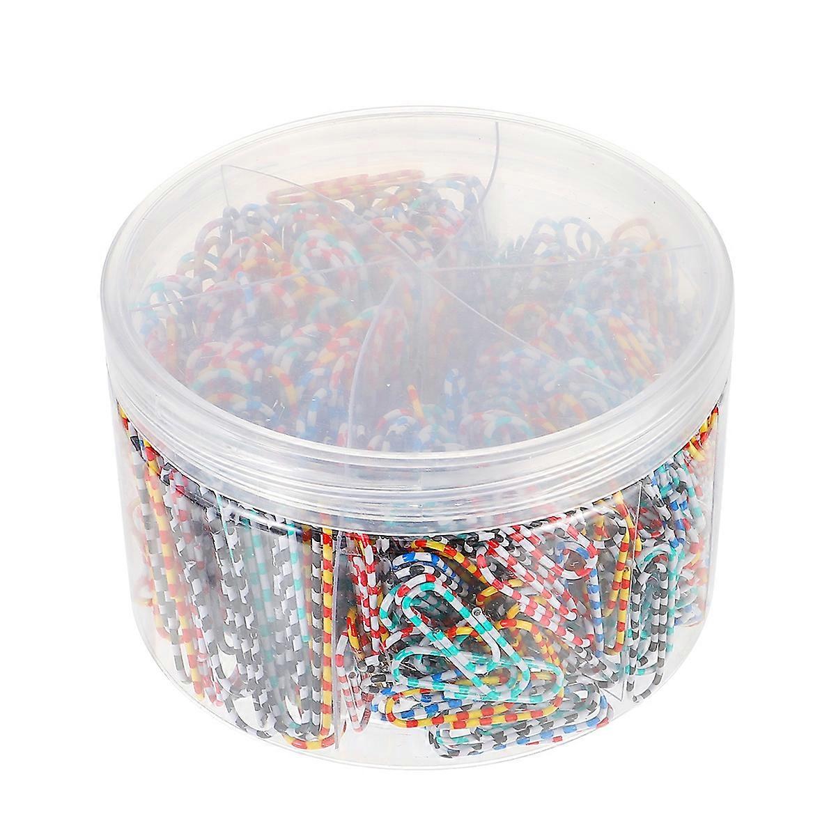 Note Memo Wire Clips Metal Paperclips Zebra Pattern Study Portable 450Pcs