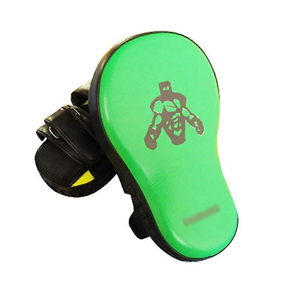 Boxing Focus Pads  Leather Gloves Muay Thai Training Strike Shield Green Ref: 7877