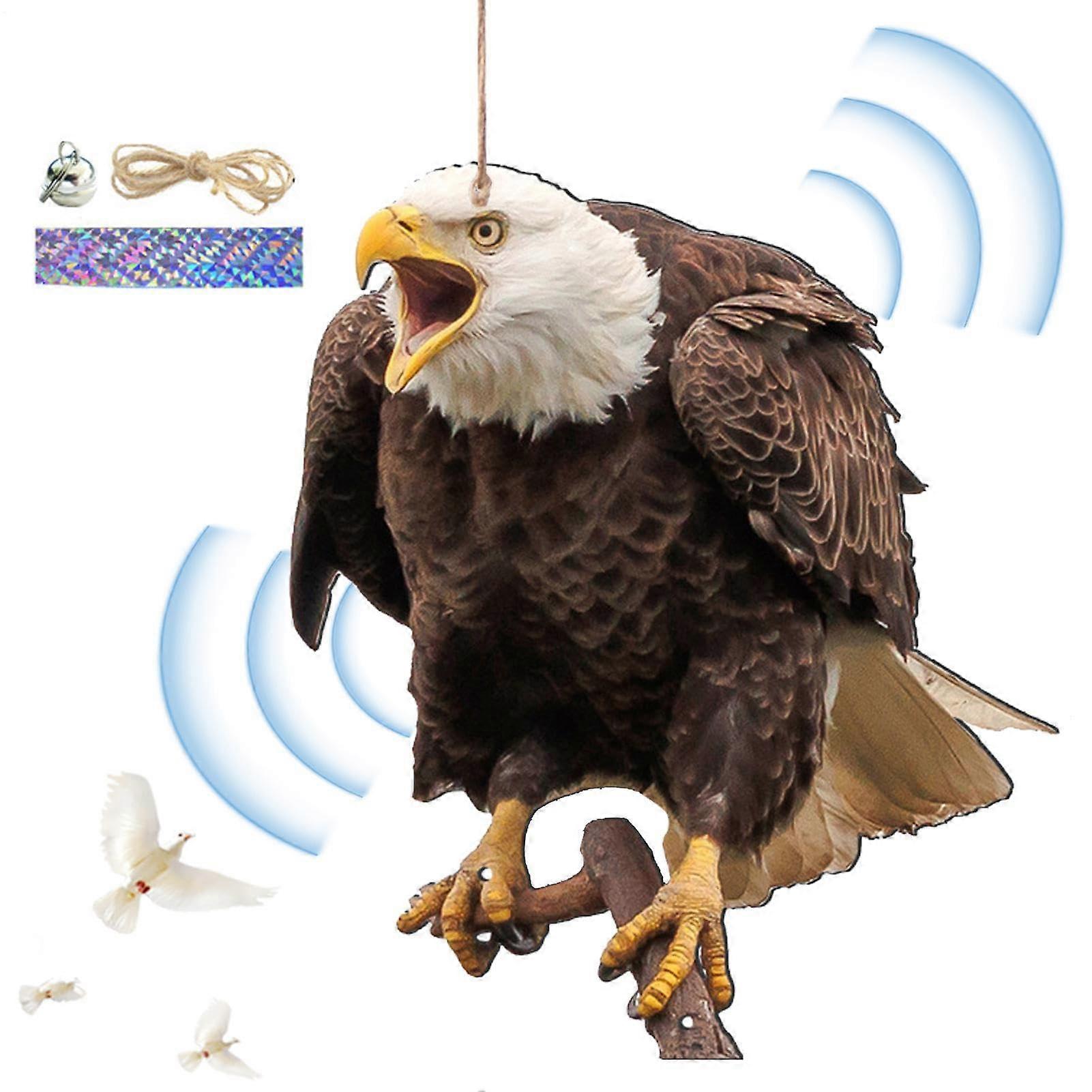Pigeon Deterrent for Balcony Owl Scarecrow Bird Repeller Pendant