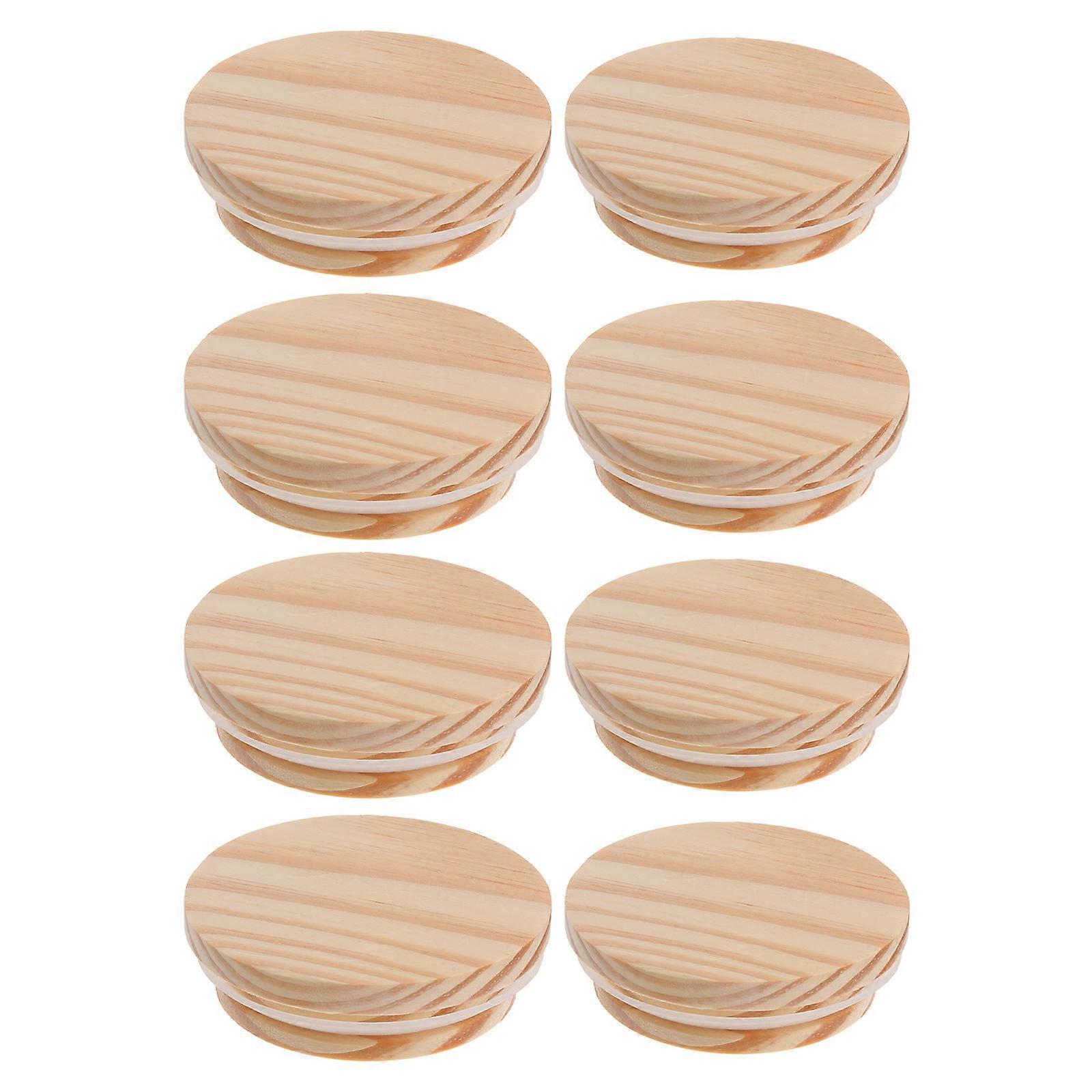 Khaki Bottle Lid Cover for Safe and Practical Use with Premium Material 8 Pieces