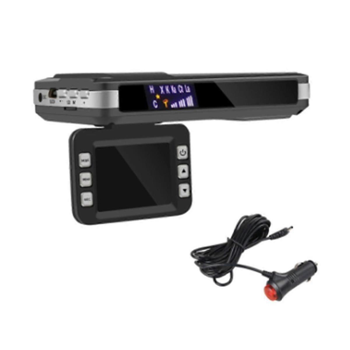 9V-24V 2 in 1 Car Radar DVR Anti Radar Detector 12 Languages Driving Recorder Video Camera Flow Det