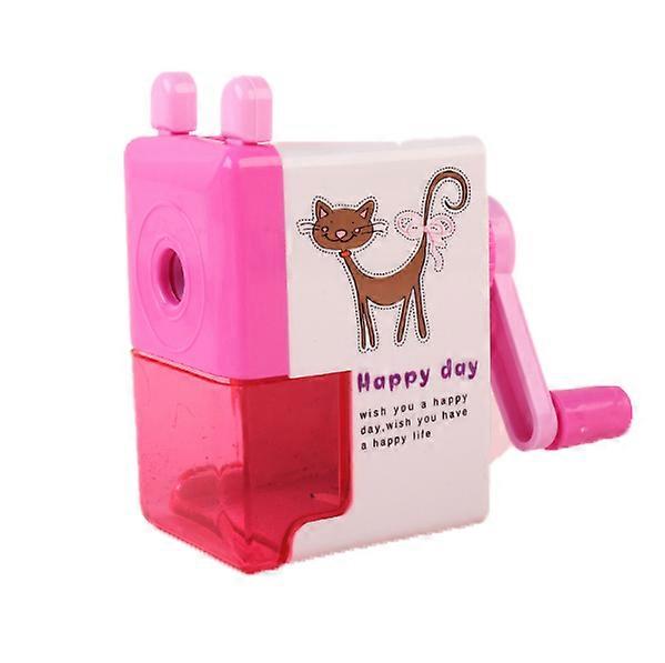 Cartoon Pencil Sharpener Creative Pencil Sharpener Single Hole Labor-Saving Pencil Sharpener Hand-Cranked