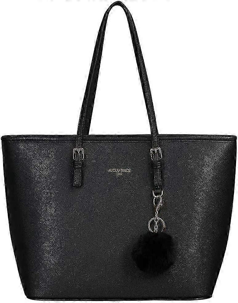 Bolsa para Mulheres, 15,6 Polegadas PU Couro Shoulder Bag Laptop Bags com Alça Ajustável