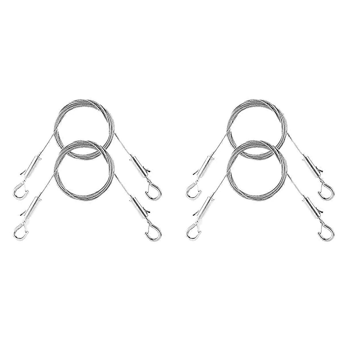 2PCS Adjustable Picture Hanging Wire Kit,1MX1.5Mm Cables Hanging Rope