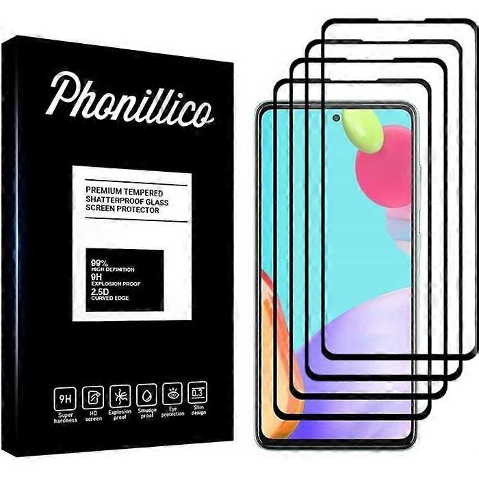 Film de protection décran en verre trempé Phonillico pour Samsung A52 4G / A52 5G / A52s 5G [Pack de