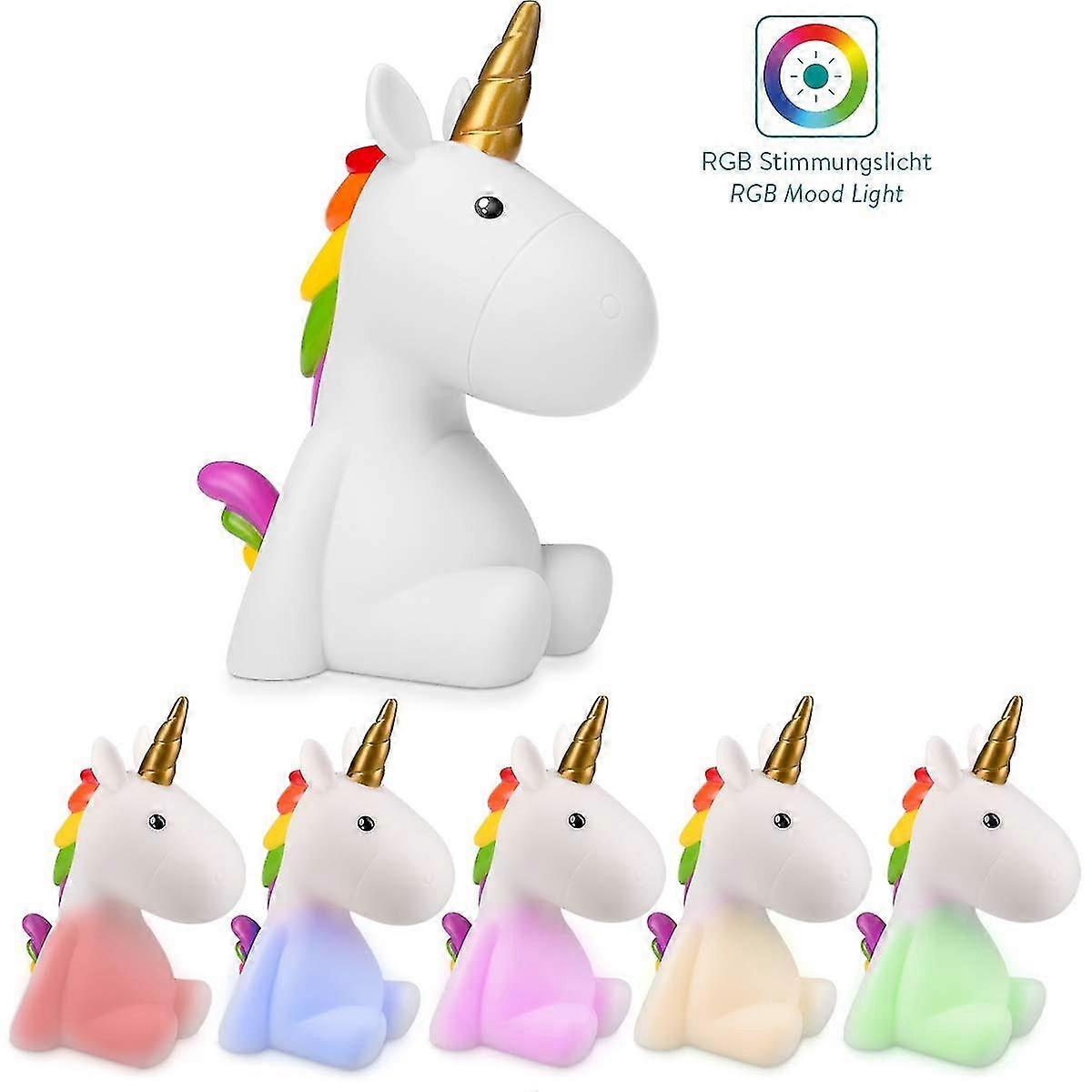 Unicorn Design LED Night Light - With 60 Min Timer for Certain Brands