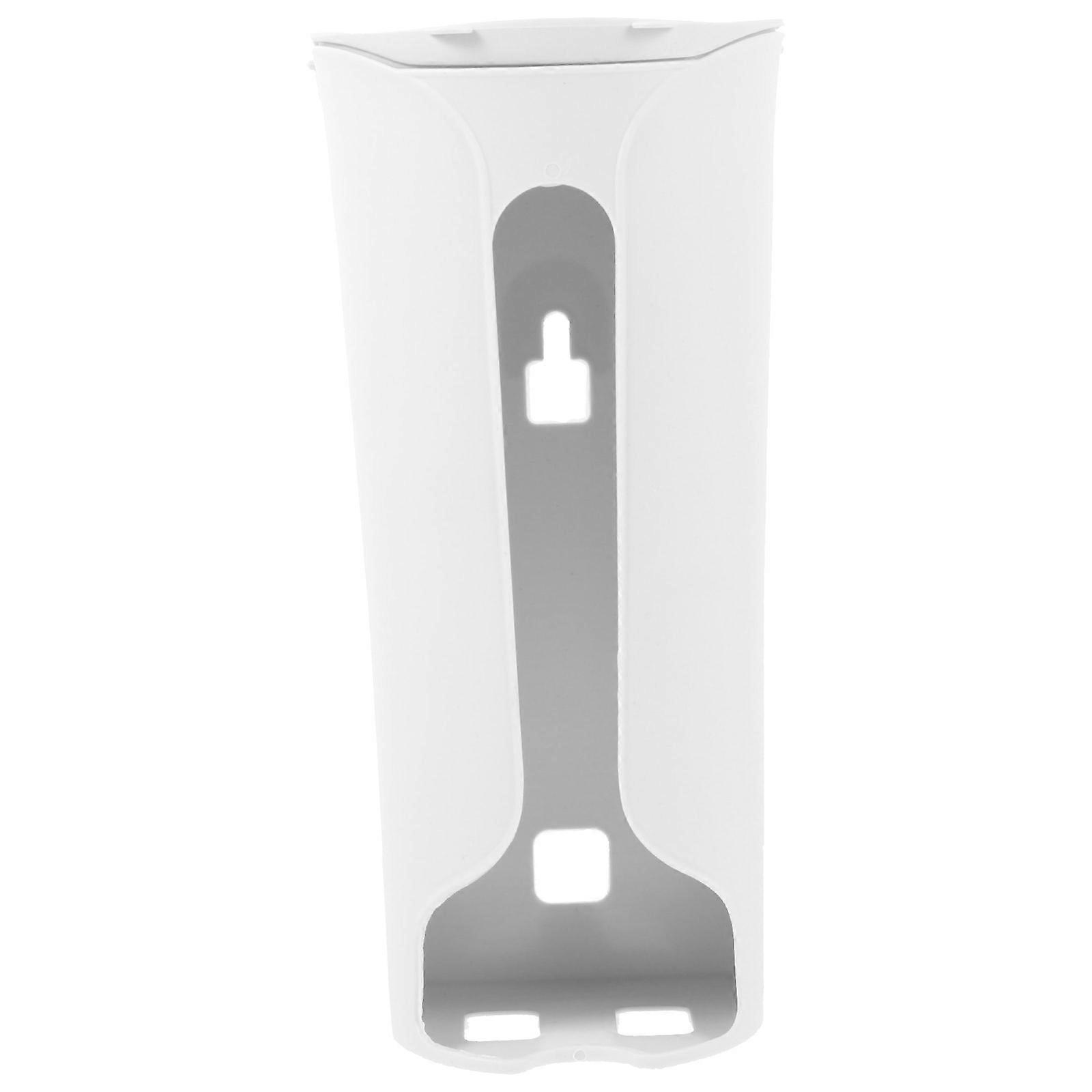 Plastic Bag Storage Container Simplicity Wall Mounting 22.00X10.00X9.00CM White 1Pcs