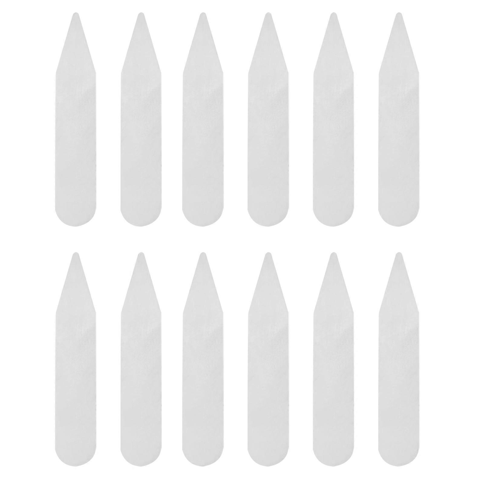 300Pcs Transparent Collar Stays for Shirt Support