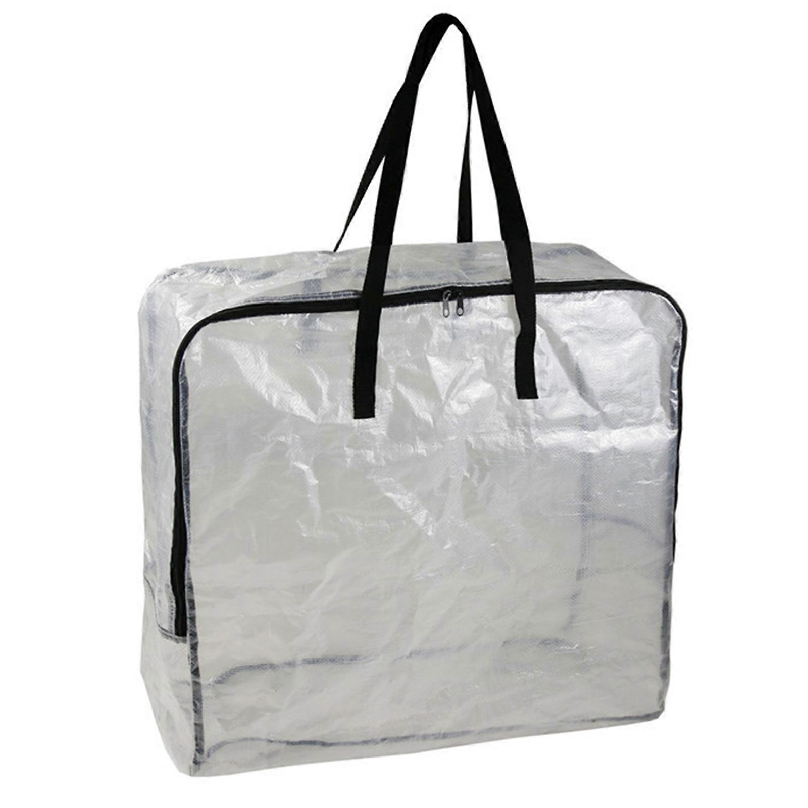 Foldable Design Clear Storage Bag, Durable Material Heavy Duty For Space Saving Garage Organizer Solutions