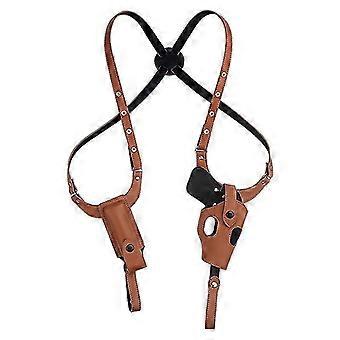 MANBA H248 Tactical Shoulder Holster for Concealed Carry - Underarm Invisible Pistol Holster with Double Strap