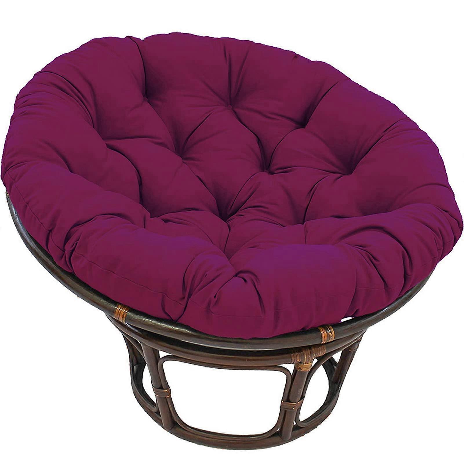 Large round cushion as a replacement, egg seat pad, antifouling mats for rattan chair, ideal for indoor and outdoor use, garden.