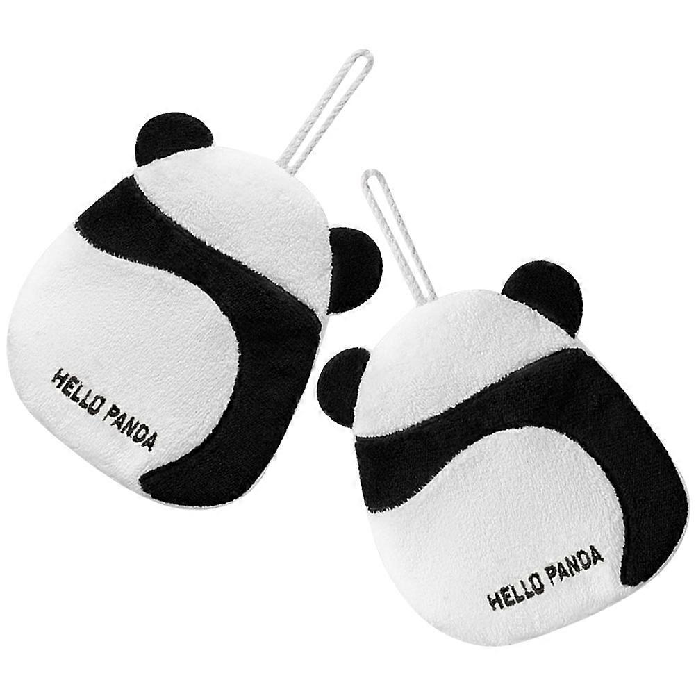 Torchon de cuisine absorption d’eau Serviette en molleton de corail Serviette à main mignonne Multi 24.2x18cm Facile à nettoyer 2Set