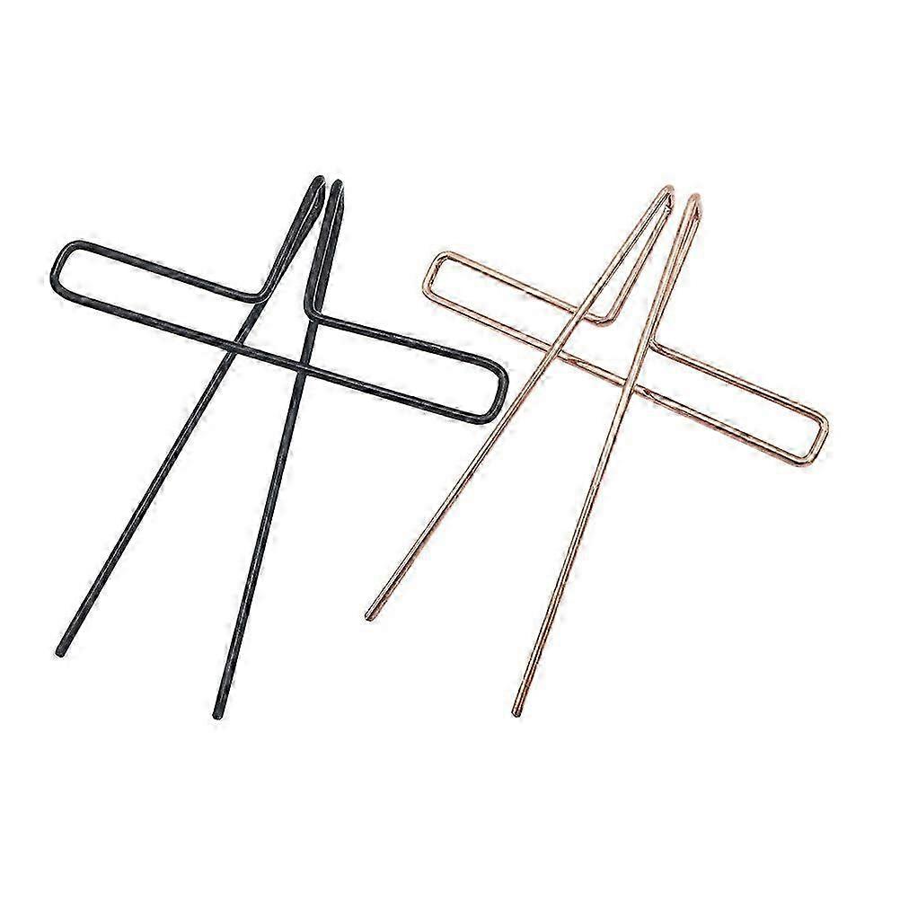 Lot de 2 pinces à partitions en métal pour partitions