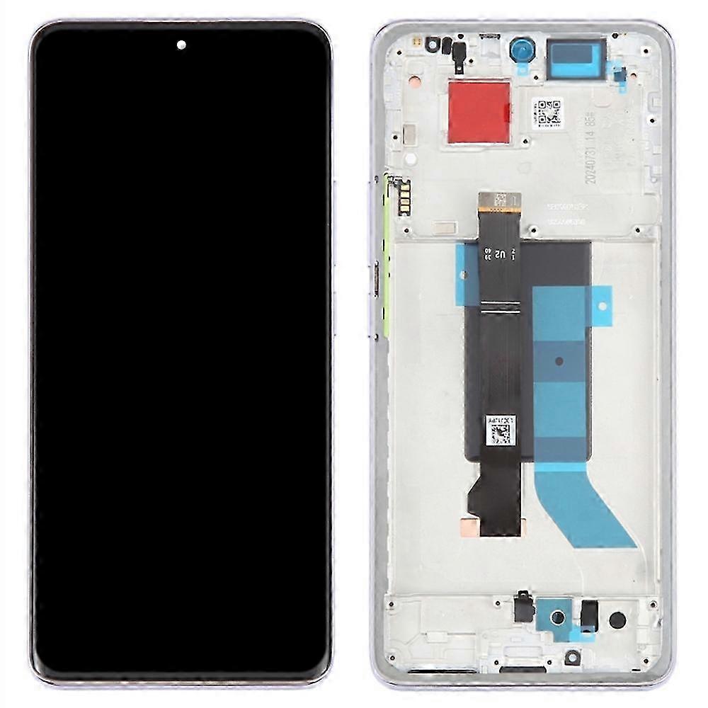 S AMOLED Screen and Digitizer Assembly + Frame Compatible with Certain Brand Smartphones