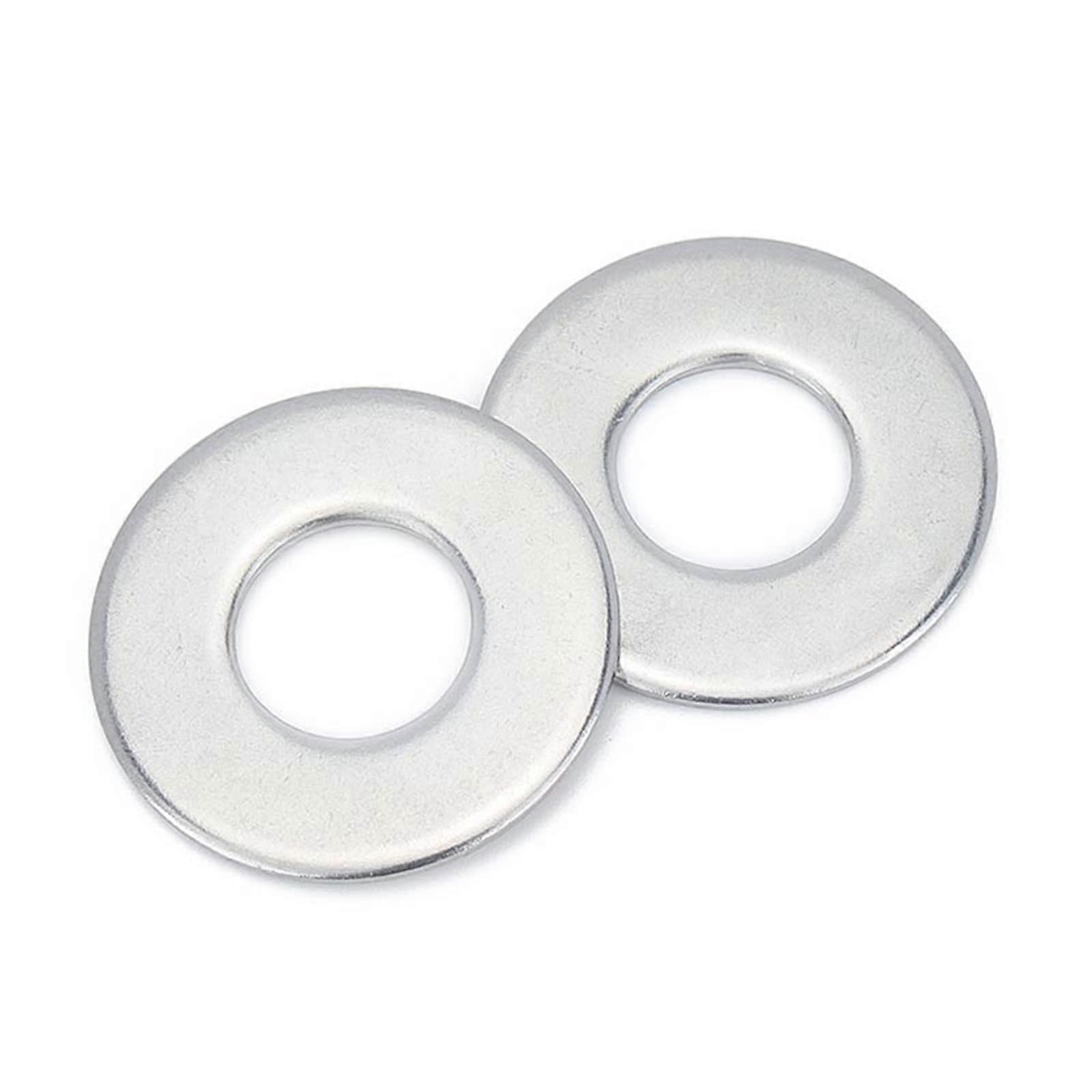 Flat Washers M2.5 M3 M3.5 M4 M5 M6 M8 M10 M12 M14 M16 A2 Stainless Steel 304 Corrosion Resistant Large Diameter Washers