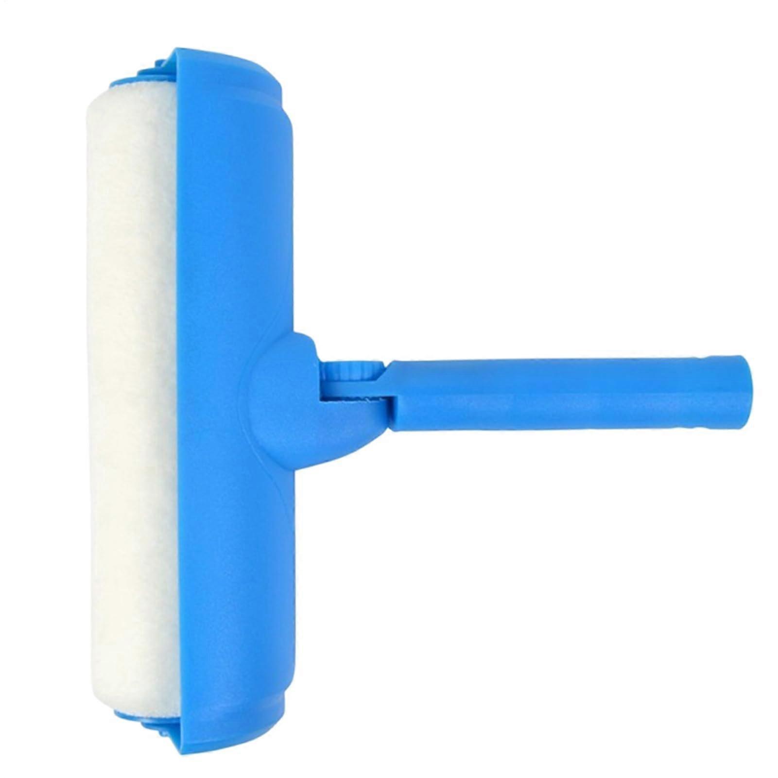 Ceiling Paint Roller 10-Inch Adjustable Handle No-Drip Brush with Shield for Smooth Even Coverage Ceiling Repairs Home Painting