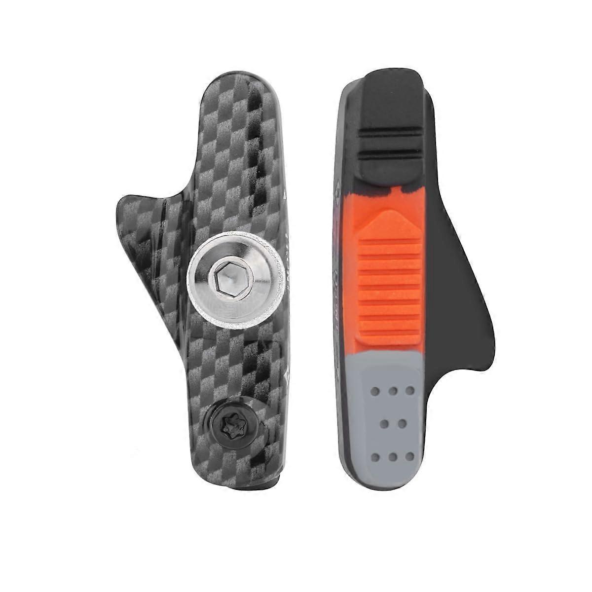 Road Bike Brake Pads for C Brake 700C Aluminium Rim - Lightweight Reinforced Rubber Replacement Pads for Enhanced Stopping Power