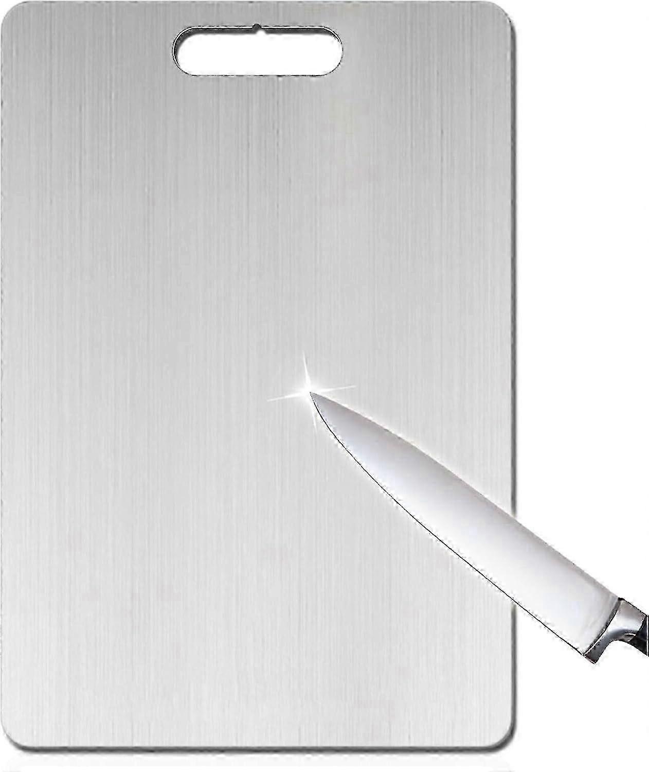 Schneidebrett, Titan Schneidebrett, Schneidebrett, Titan Edelstahl Schneidebrett, Schneidebrett aus Titan Beize