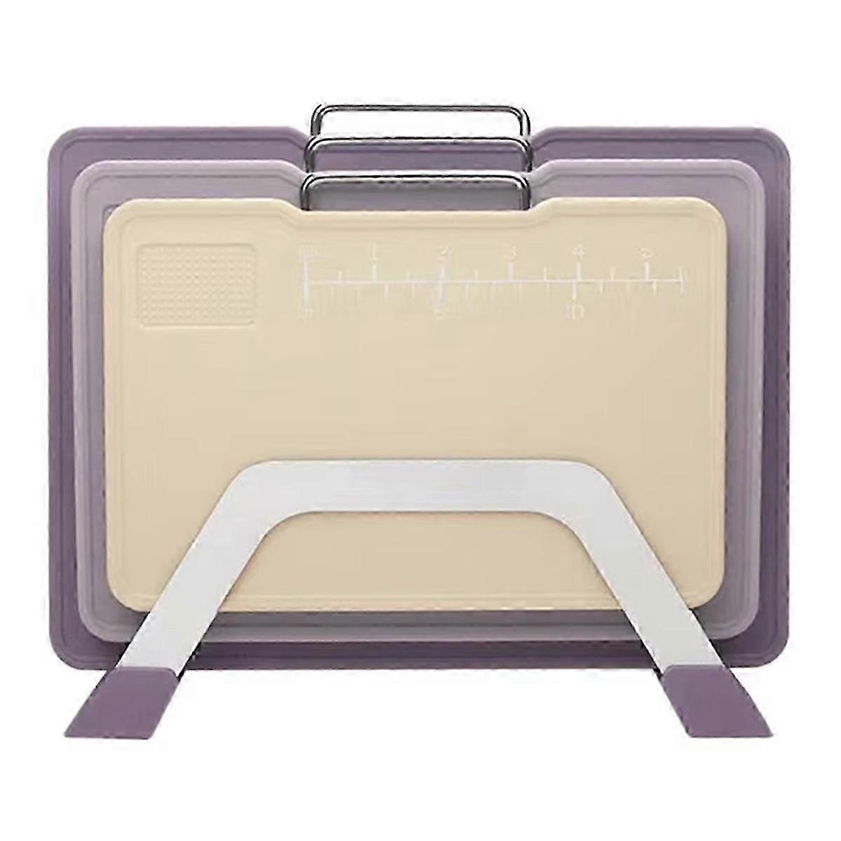 Multi-Size Kitchen Cutting Board Set with Grinder Type B