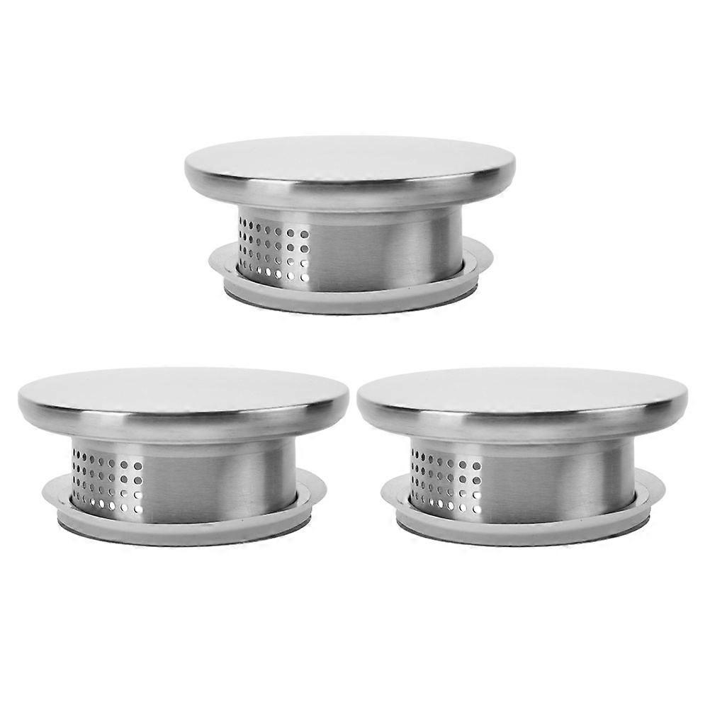 Stainless Steel Water Pitcher Lid for Leak Proof Use 3Pcs Bottle Cap Replacement