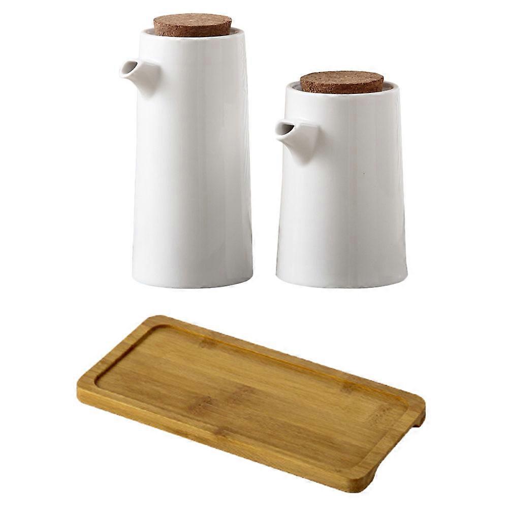Ceramic Seasoning Bottle for Kitchen Ceramic Strong and 1 Set
