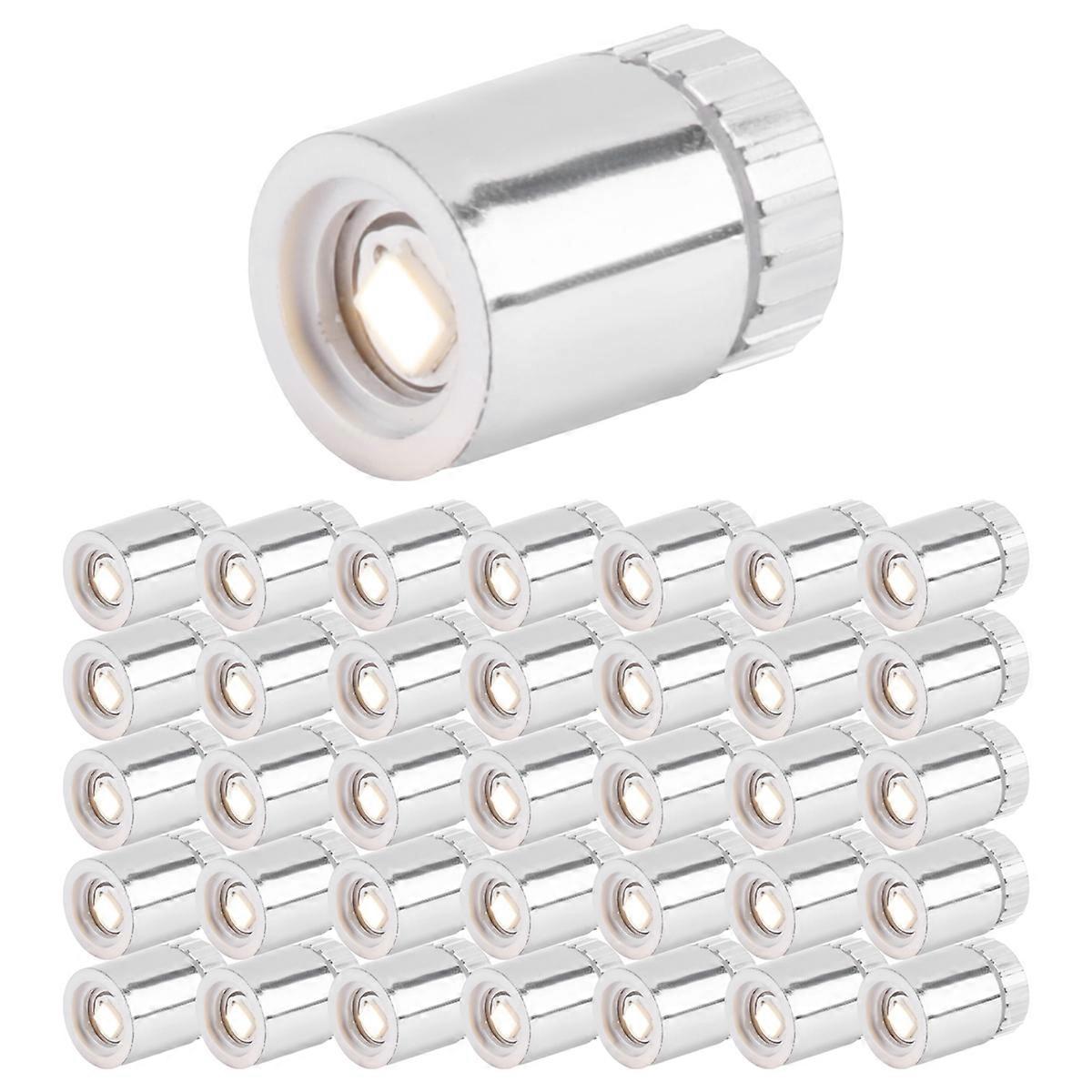 36Pcs Miniature Lights for ,Miniature LED Lights for Handcraft,Mini Spot Lights Battery Operated(Warm White)