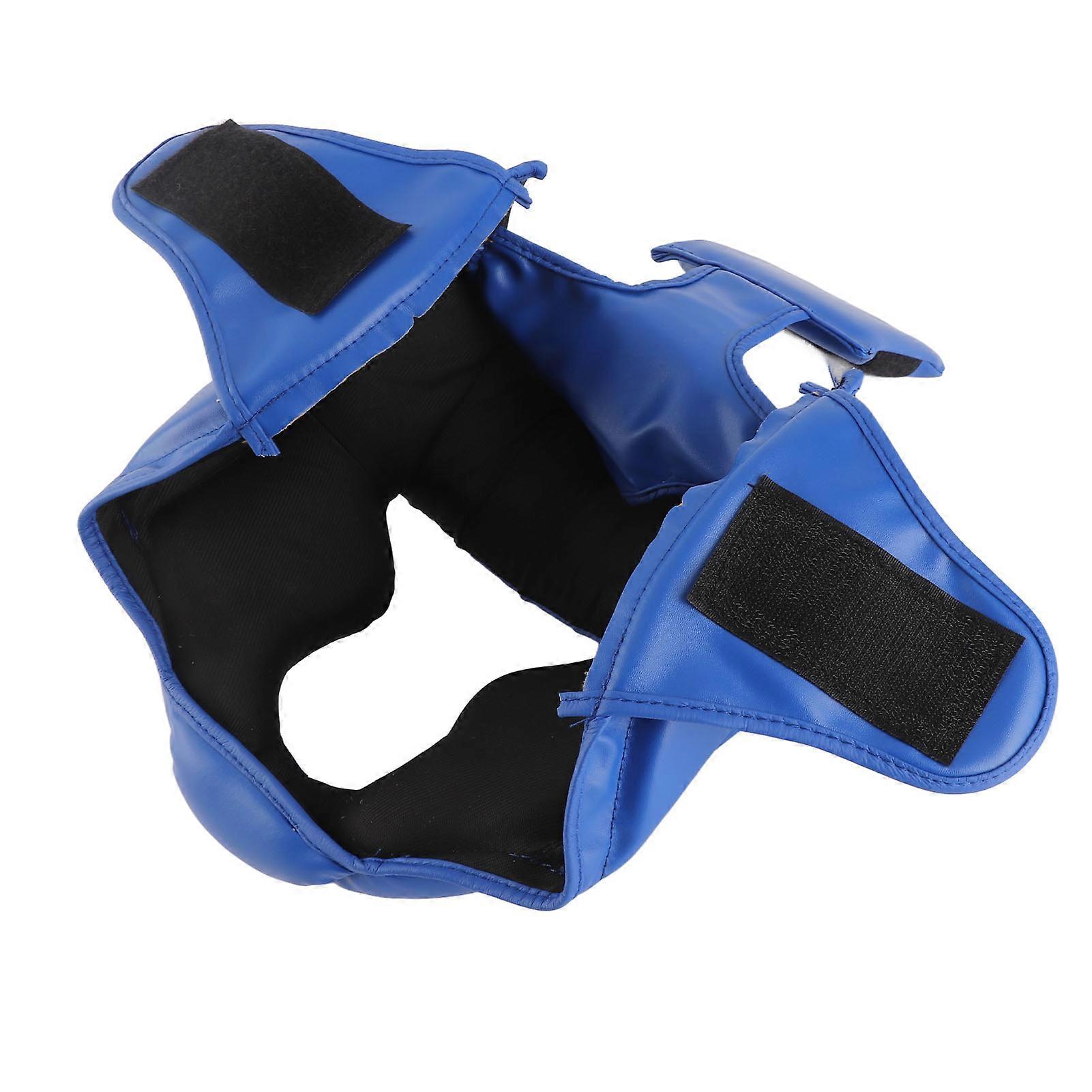 Boxning Huvudbonader PU Läder Skum Vaddering Bekväm Justerbar Boxning Träning Huvudskydd för MMA Sparring Kickboxning för barn