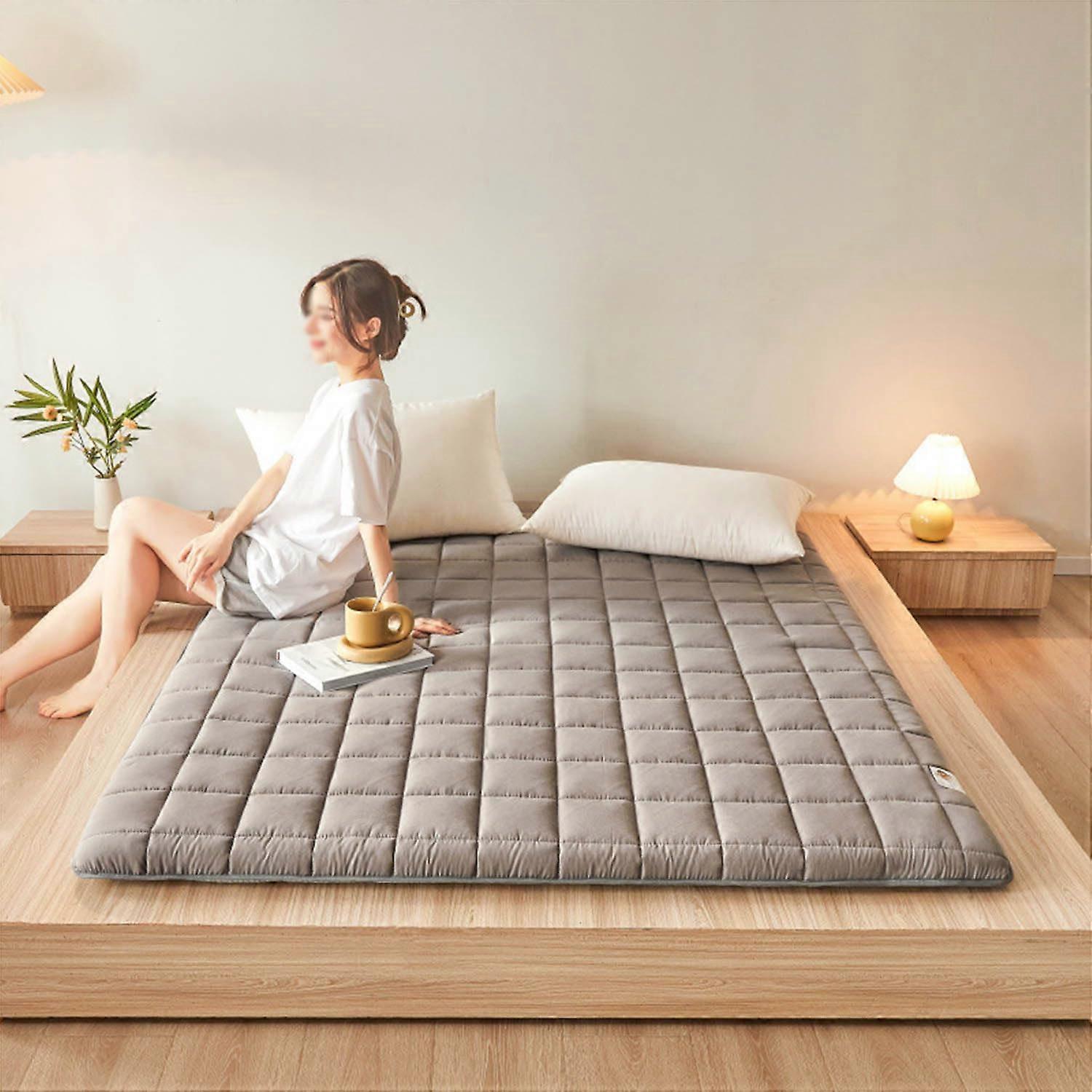 Japanese Folding Mattress, Double Futon for Adults, 180x200cm