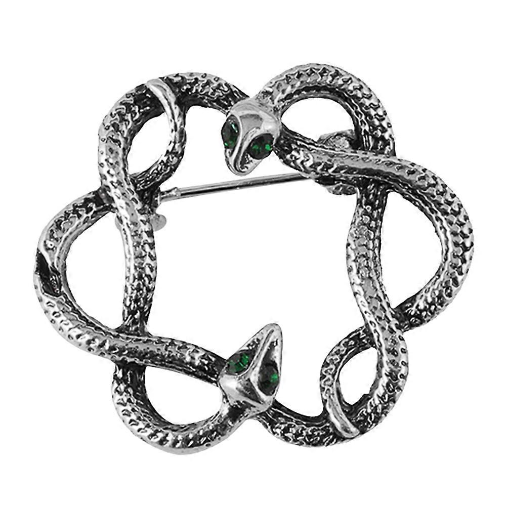 The **Vintage Snake Brooch Pin** is a stylish and elegant accessory that adds a touch of sophistication to any outfit. Its vintage design makes it a