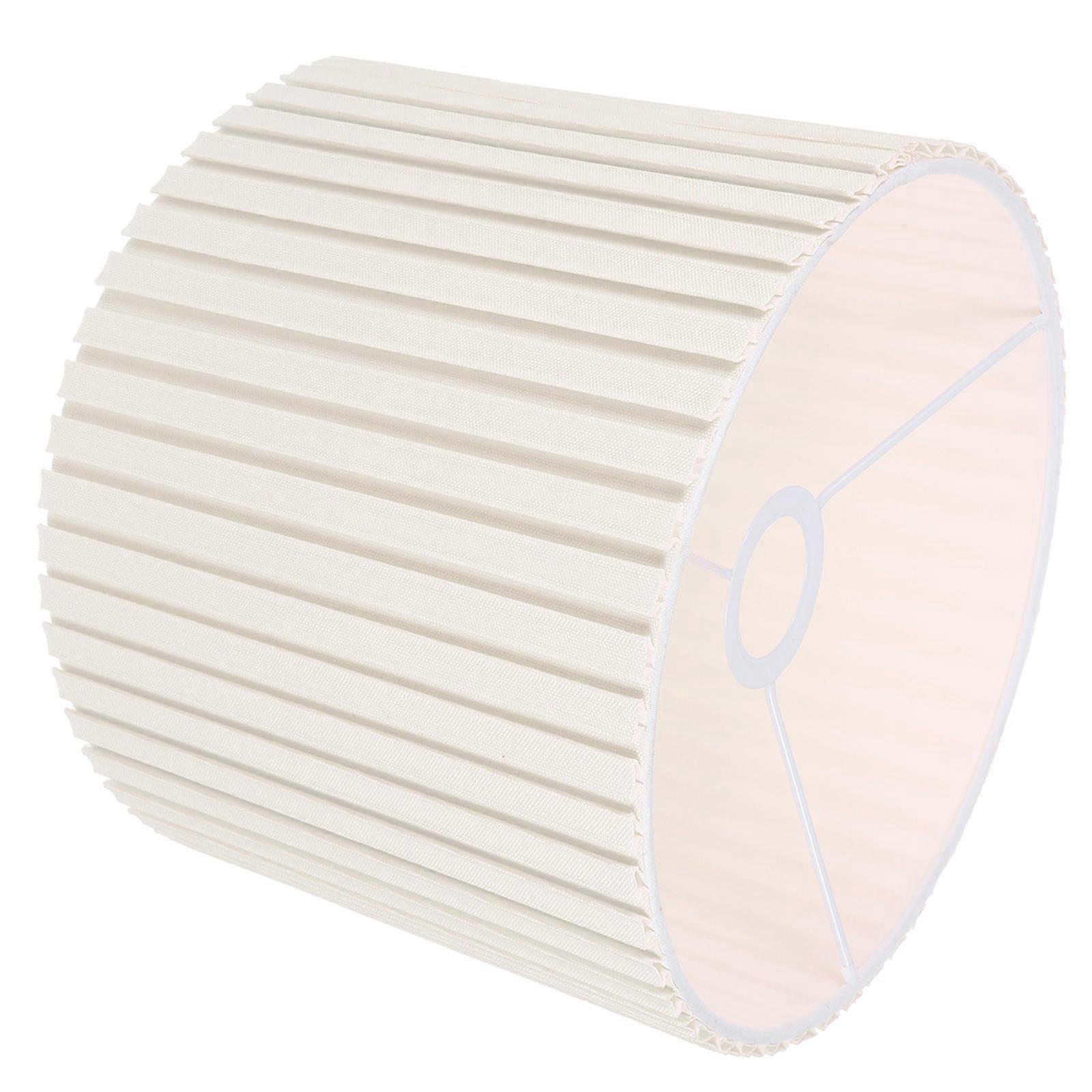 Table Lampshade Light Diffusion Linen Material Drum Shape Suitable For Adults 1Set